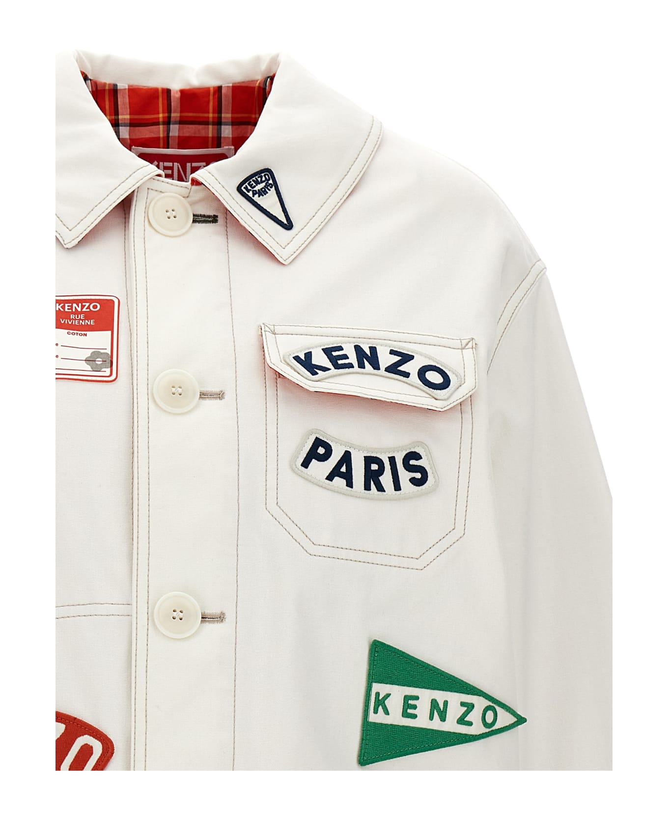 Kenzo 'workwear' Jacket - Blanc Casse ジャケット