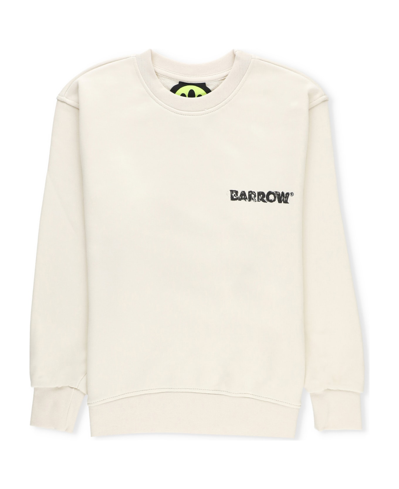 Barrow Sweater With Logo - Crema/Cream