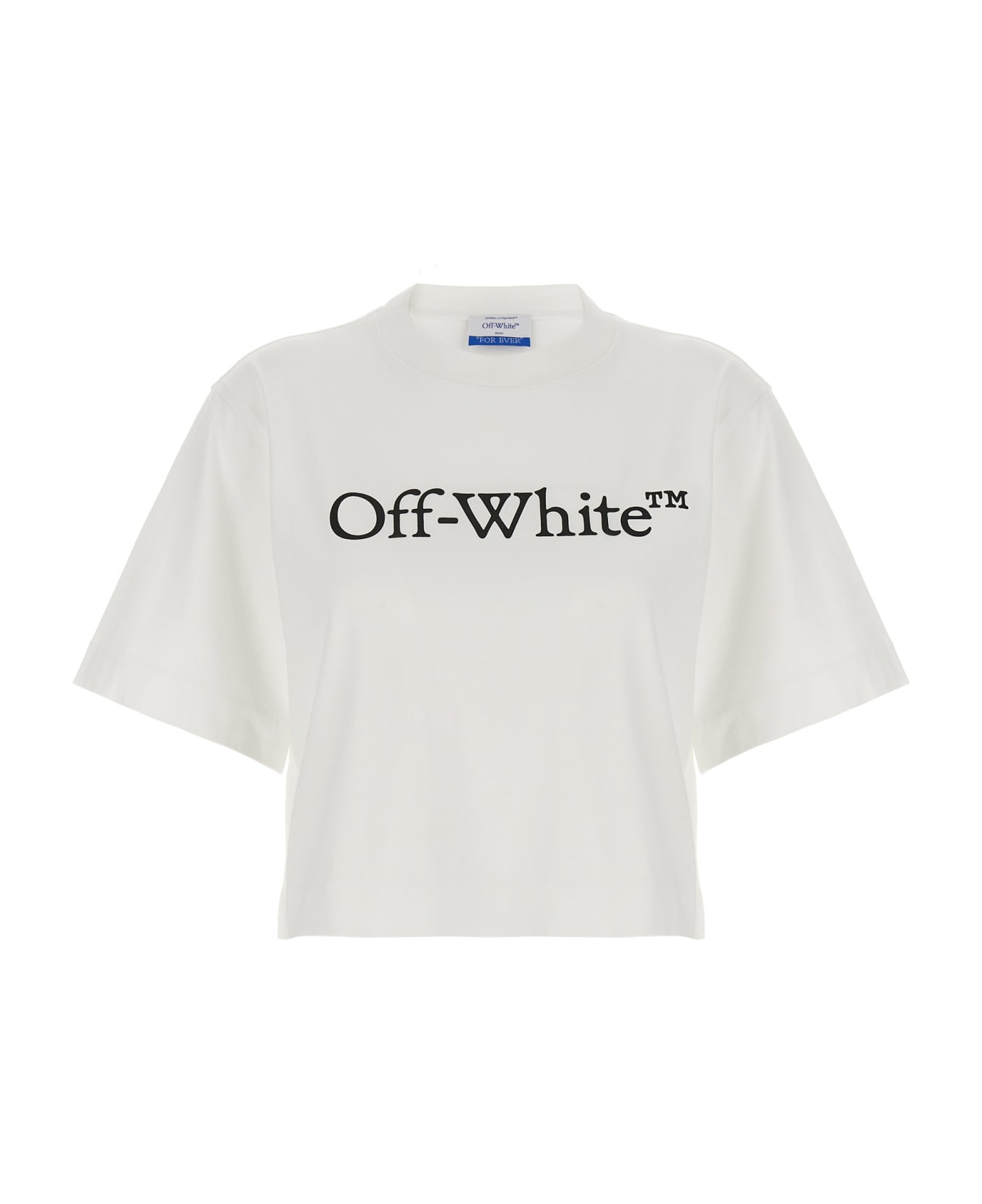Off-White 
big Logo
 T-shirt - White