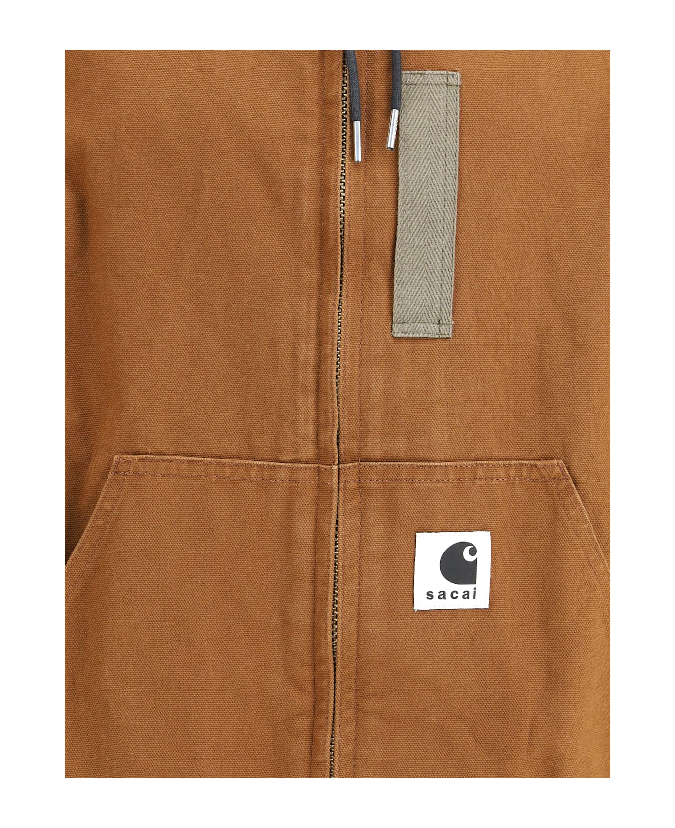 Sacai Washed Duck Hooded Blouson By Sacai X Carhartt Wip