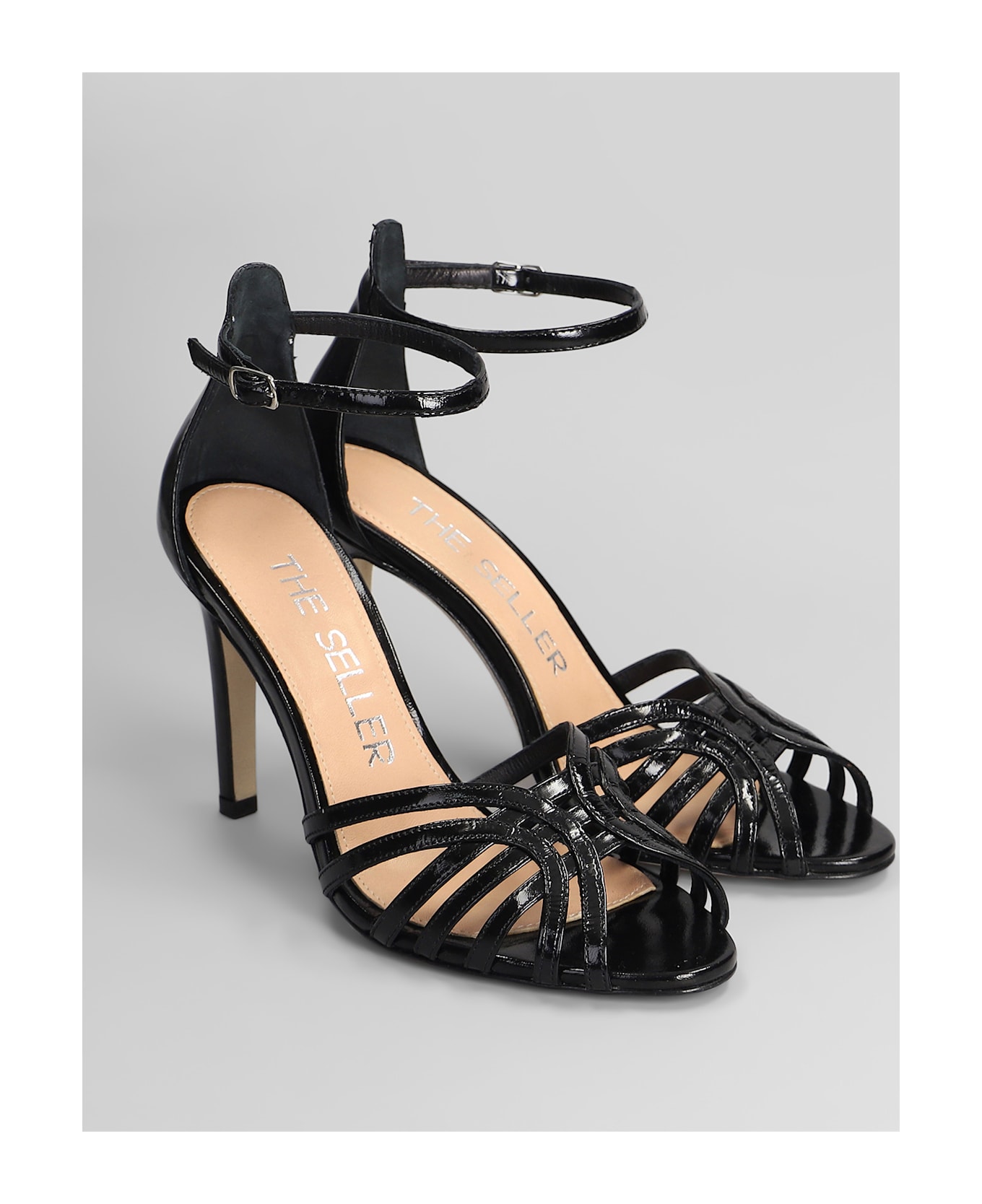 The Seller Sandals In Black Leather - black