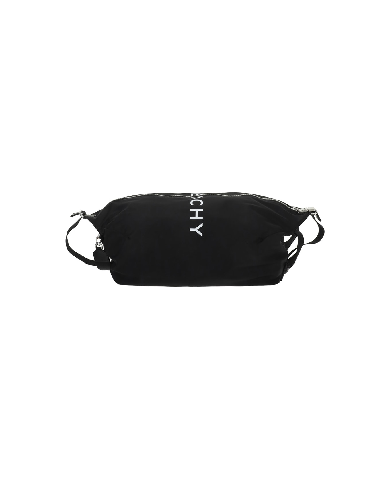 Givenchy Black Nylon G-zip Backpack With Logo - Black