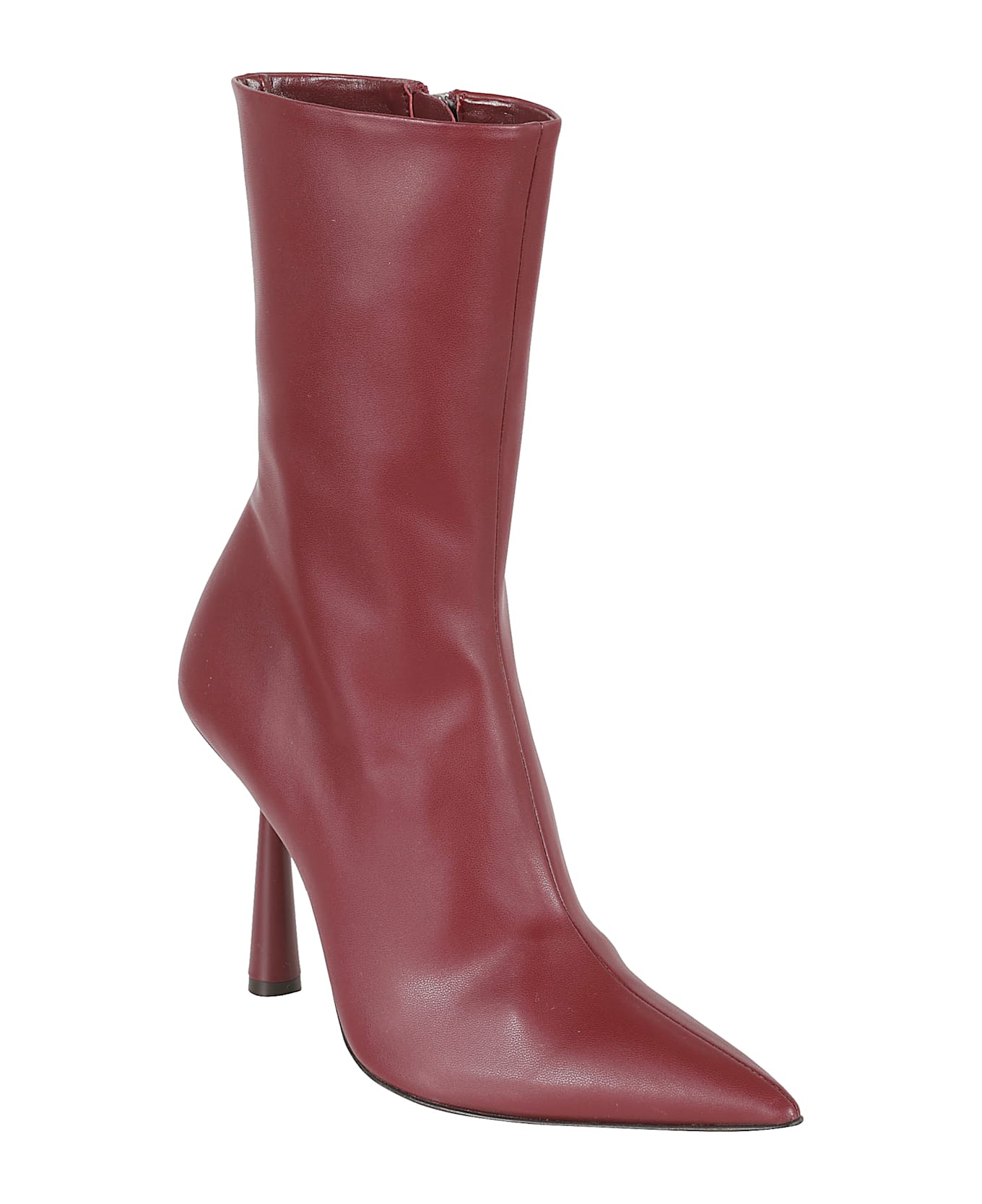 GIA BORGHINI Ros 7 Boots - Bordeaux