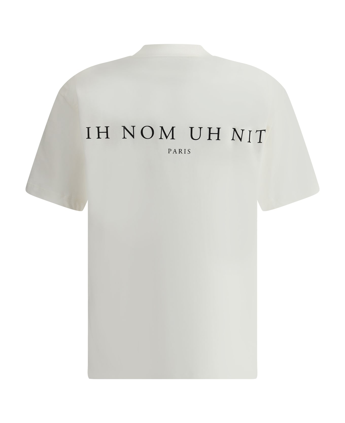 ih nom uh nit Leopard Mask T-shirt - WHITE