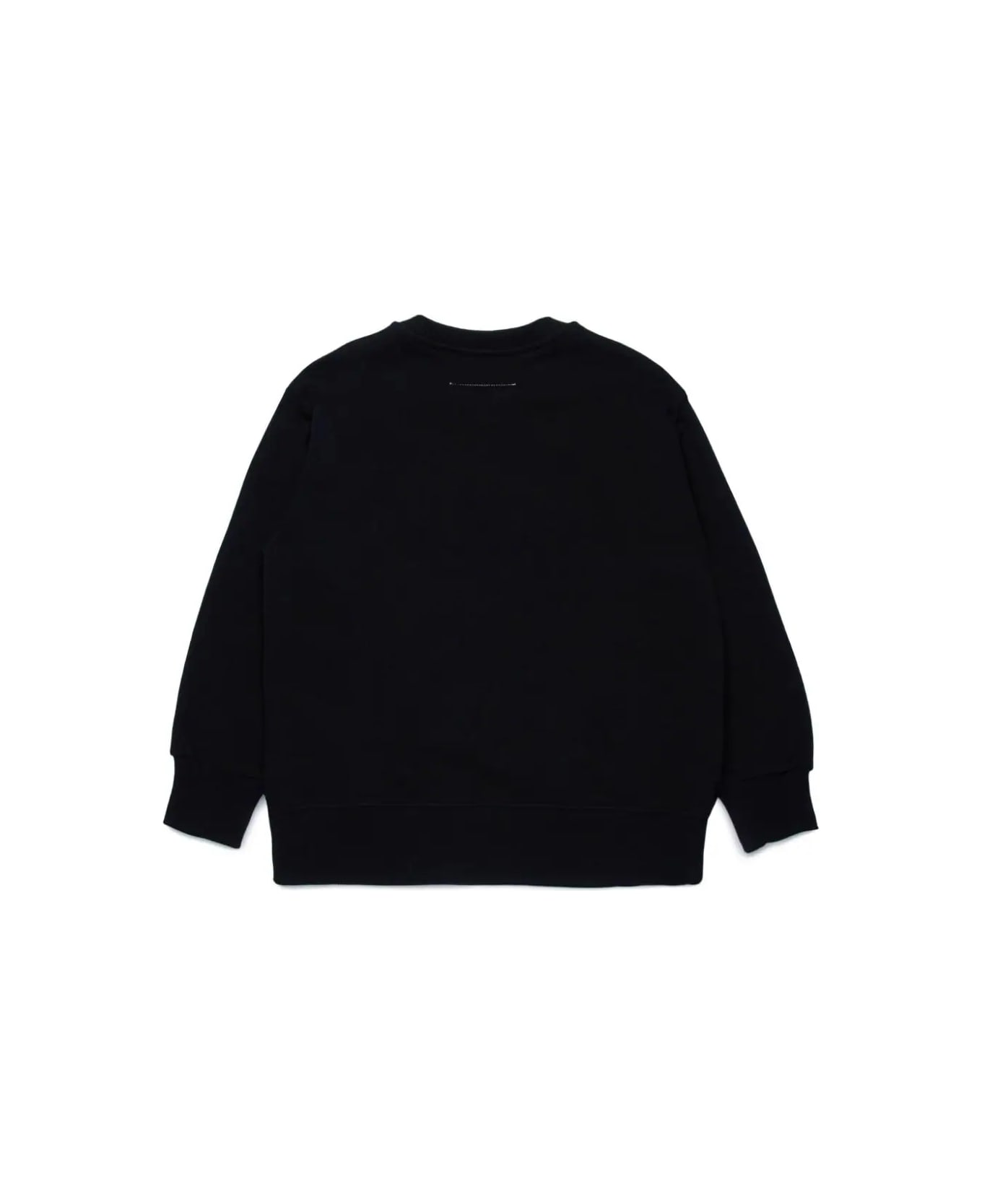 MM6 Maison Margiela Sweatshirt With Logo - Black