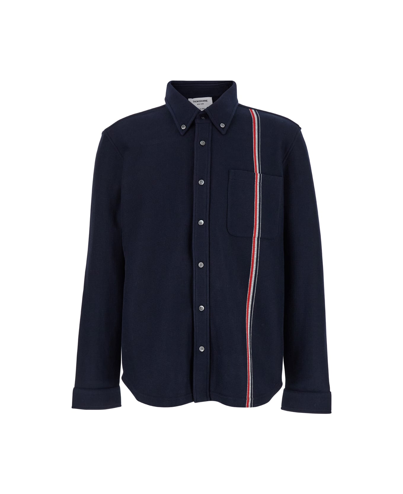 Thom Browne Jacket With Rwb Logo - Blu