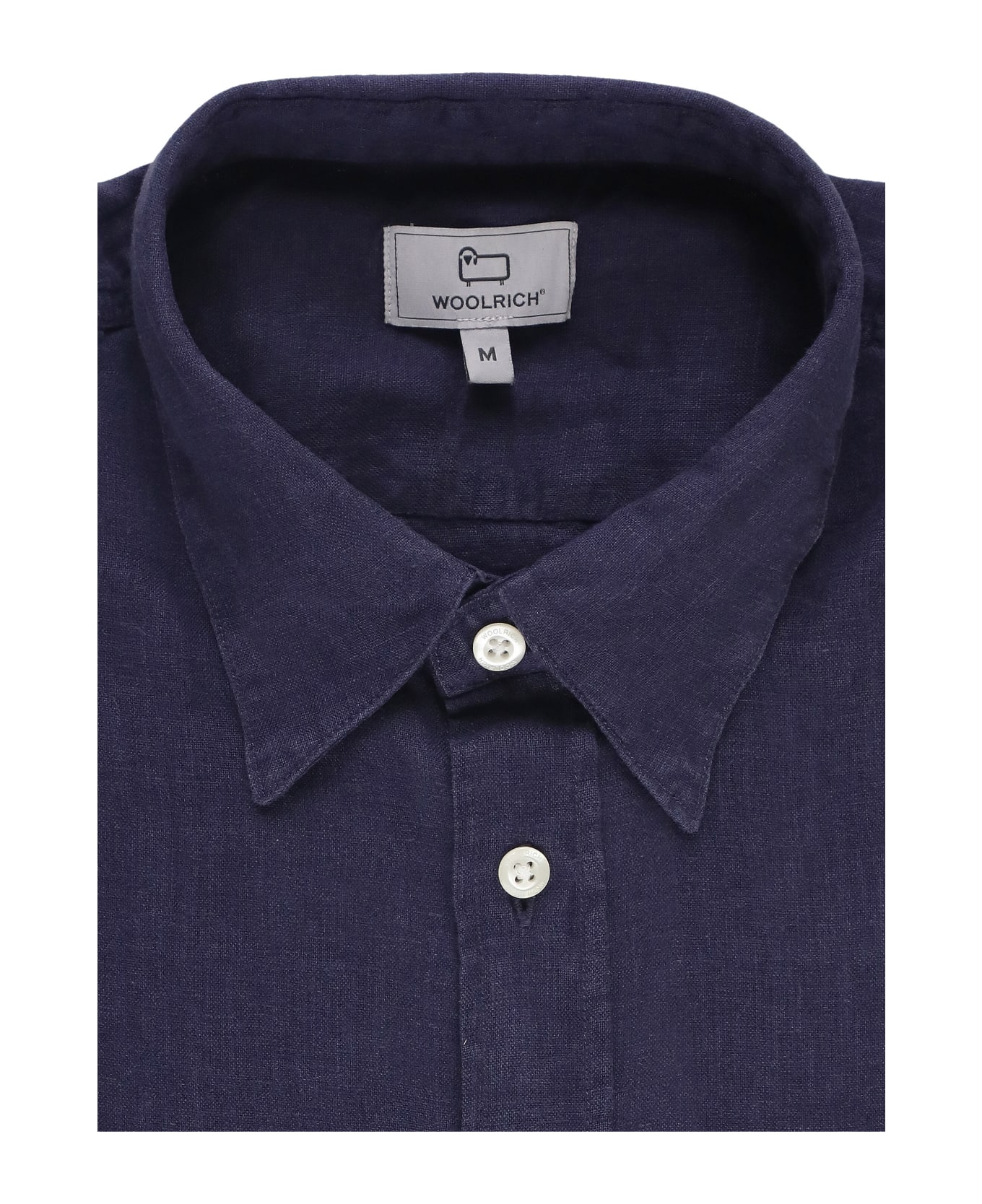 Woolrich Linen Shirt - Blue