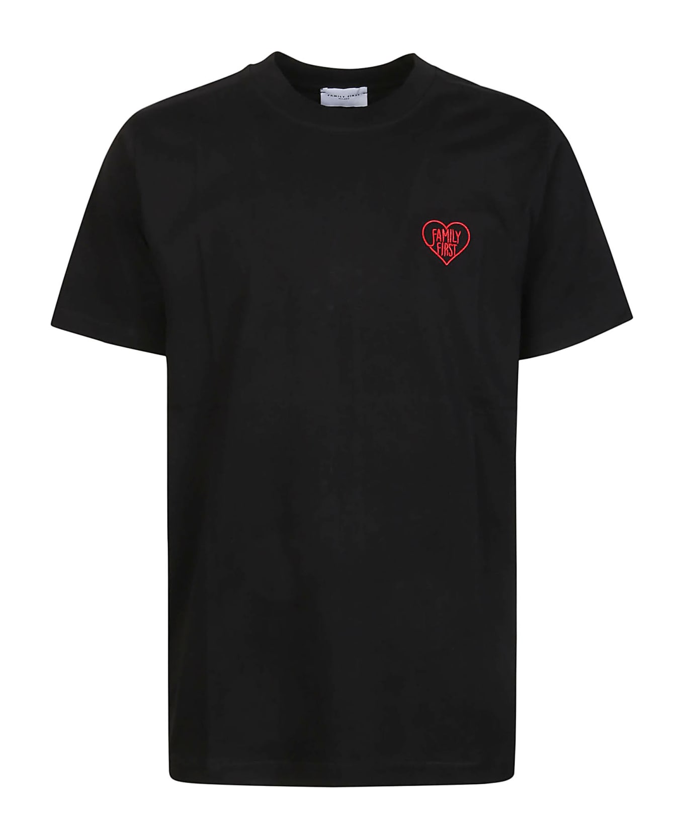 Family First Milano Heart T-shirt - Black