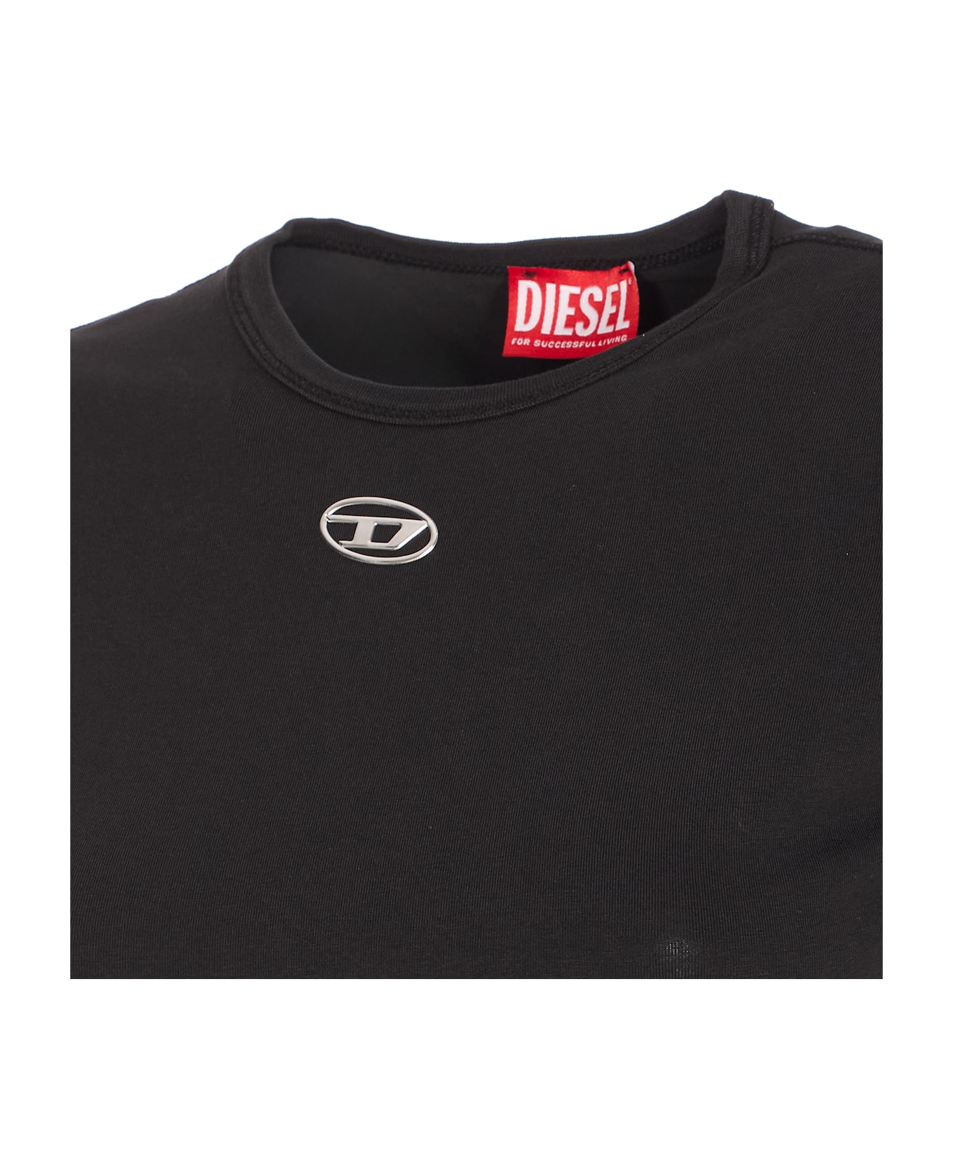 Diesel T-uncutieslong T-shirt - Black