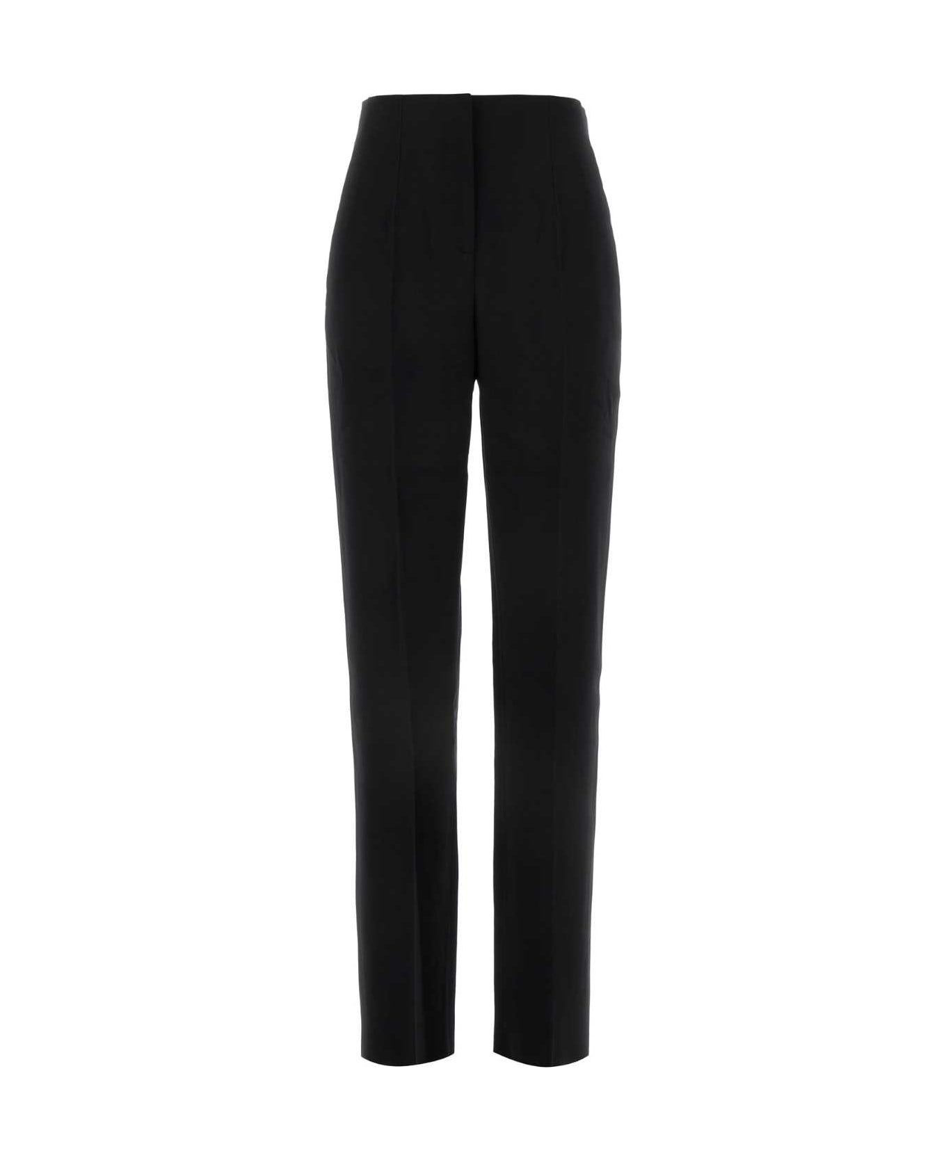 Giorgio Armani Black Wool Pant - UC001