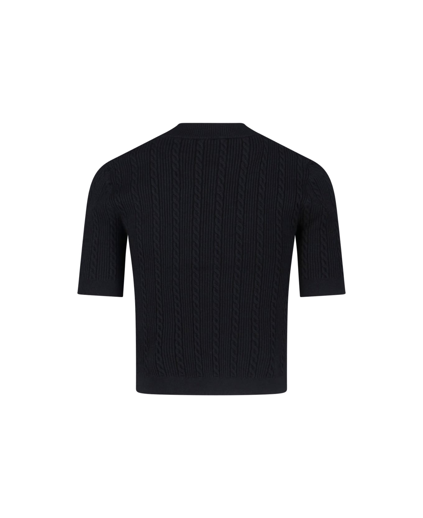 Balmain Knitted Cardigan - Black