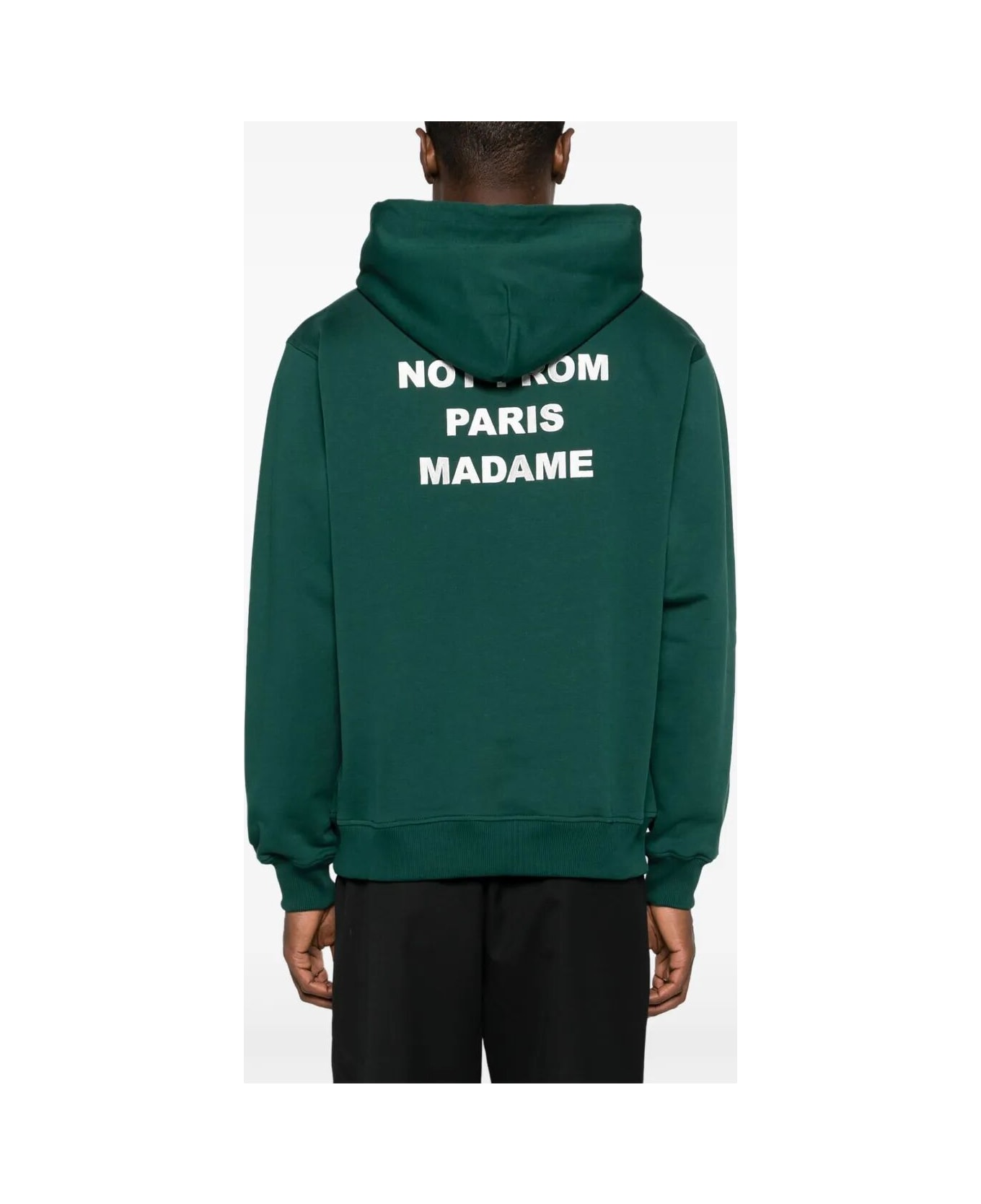 Drôle de Monsieur Le Hoodie Slogan - Dgn Dark Green