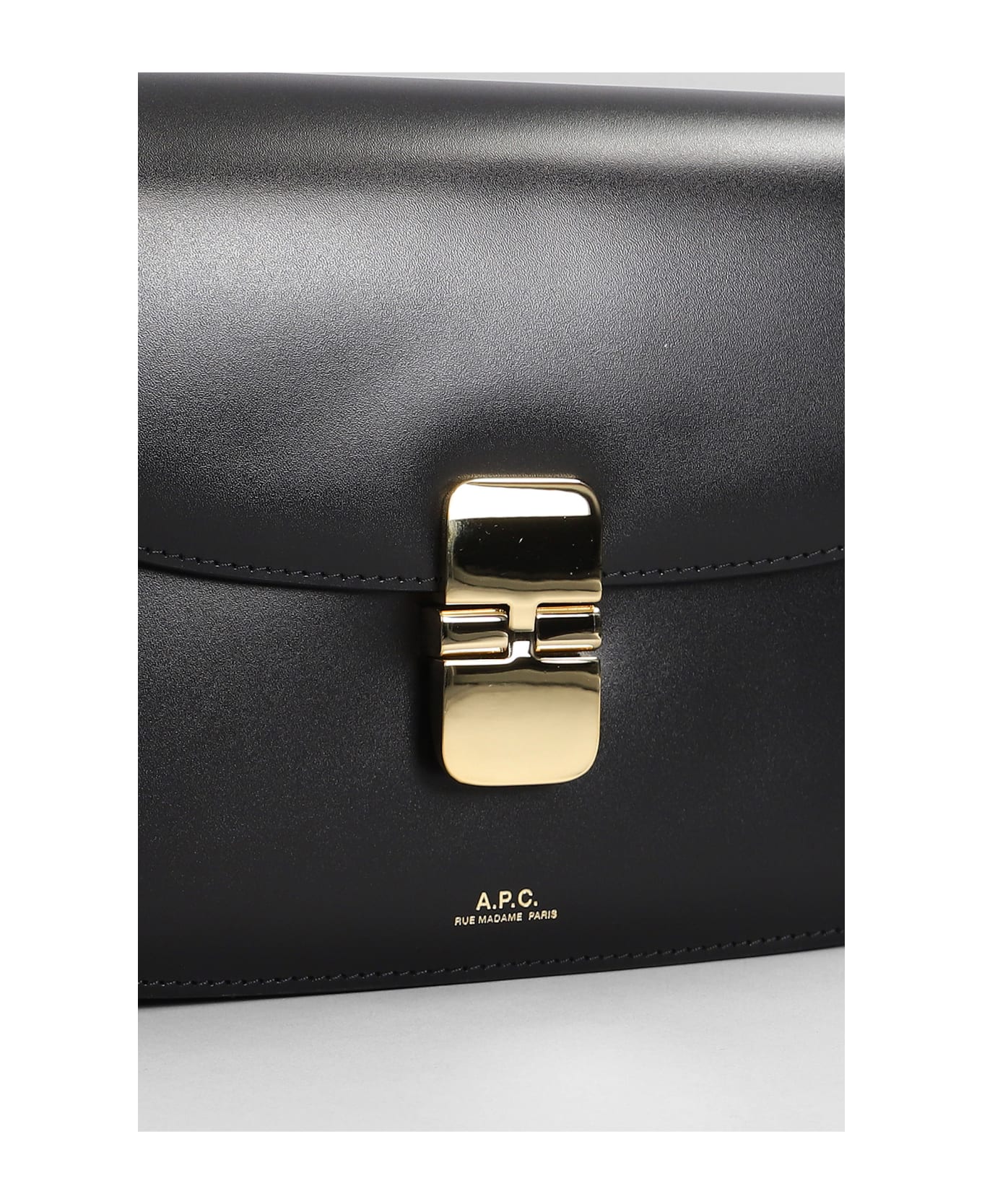 A.P.C. Grace Small Shoulder Bag In Black Cotton - Lzz Noir ショルダーバッグ