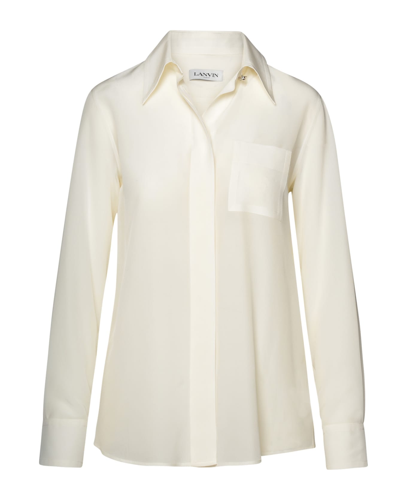 Lanvin White Silk Shirt - White シャツ