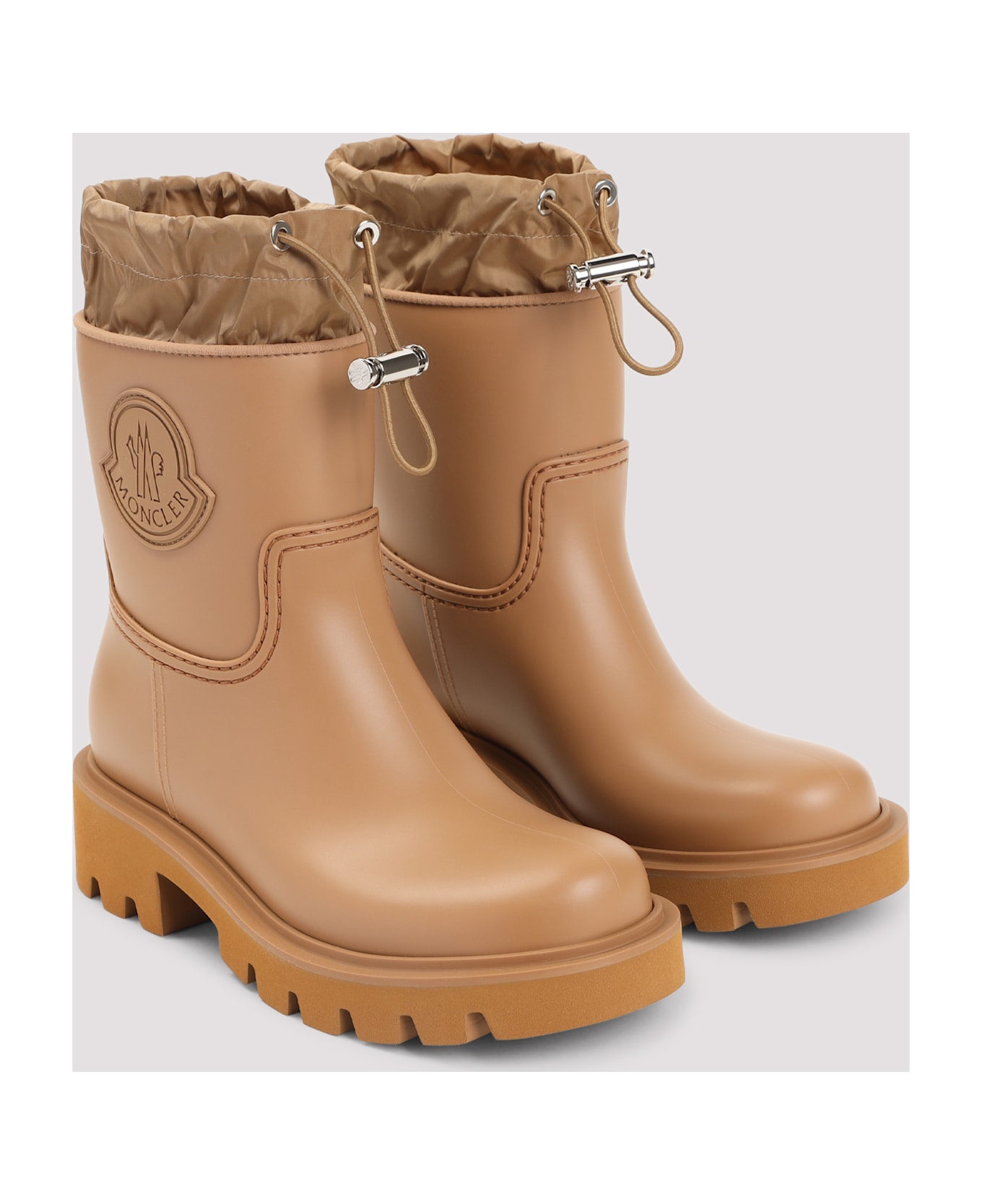 Moncler Kickstream Boots - C Medium Beige