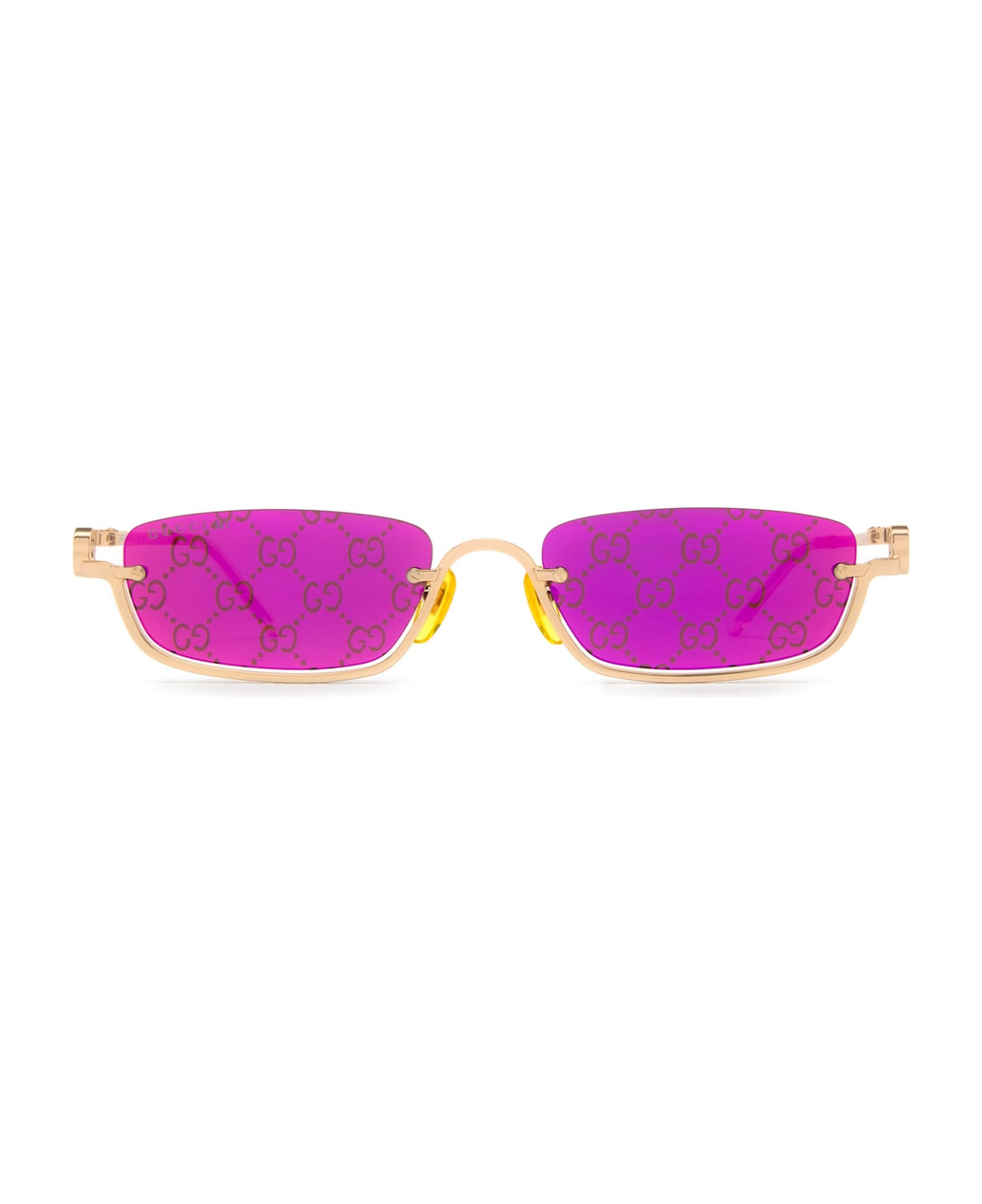 Gucci Eyewear Gg1278s Gold Sunglasses - Gold サングラス