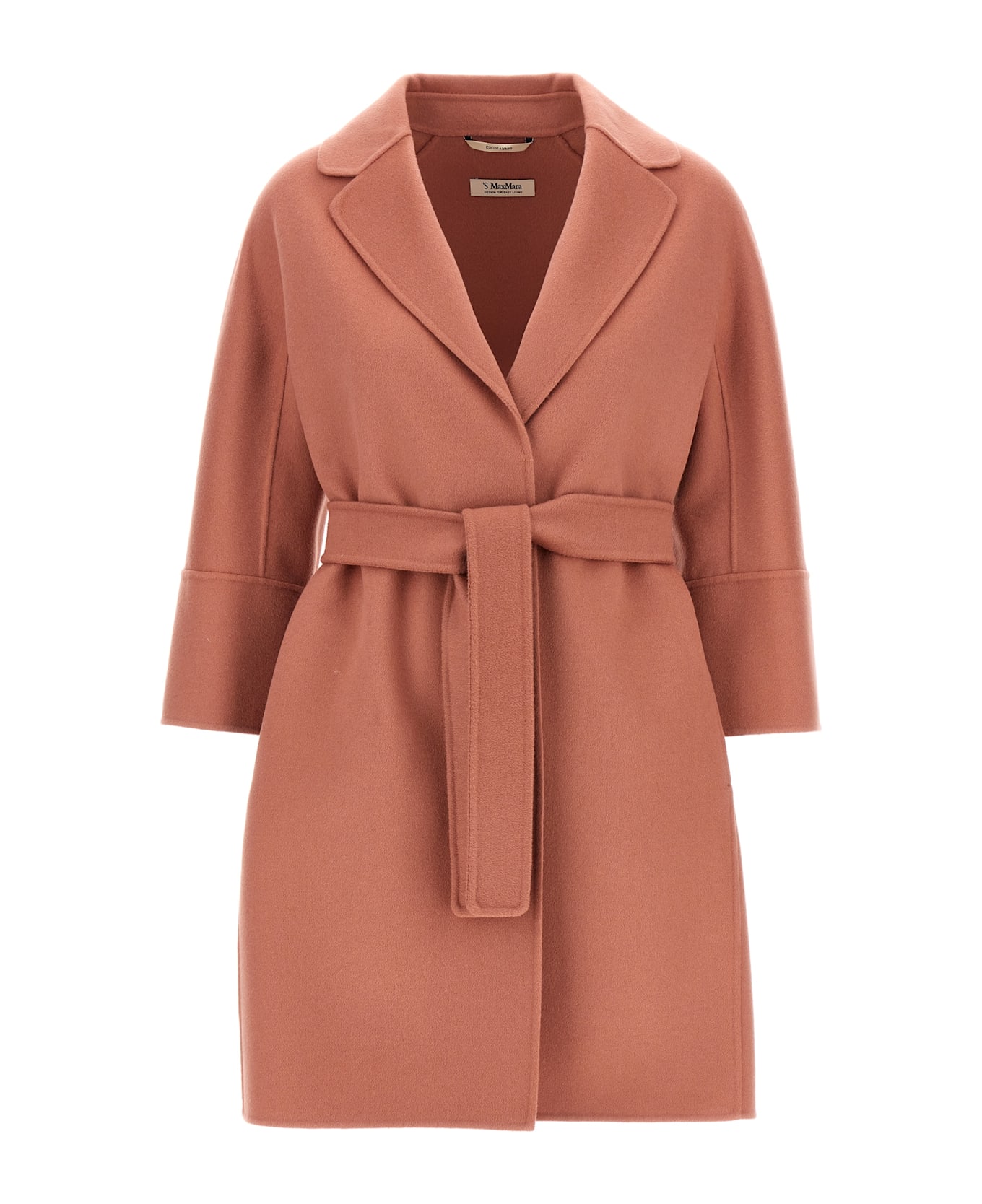 'S Max Mara 'arona' Coat - Pink