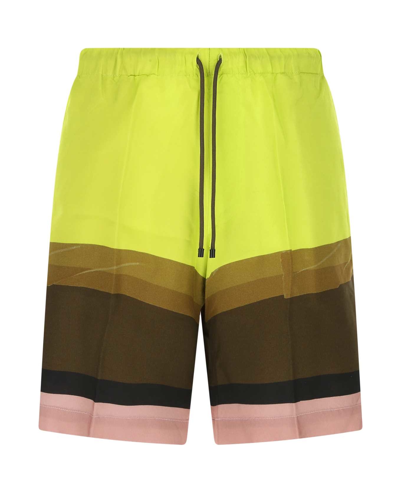 Dries Van Noten Printed Viscose Bermuda Shorts - 202 ショートパンツ