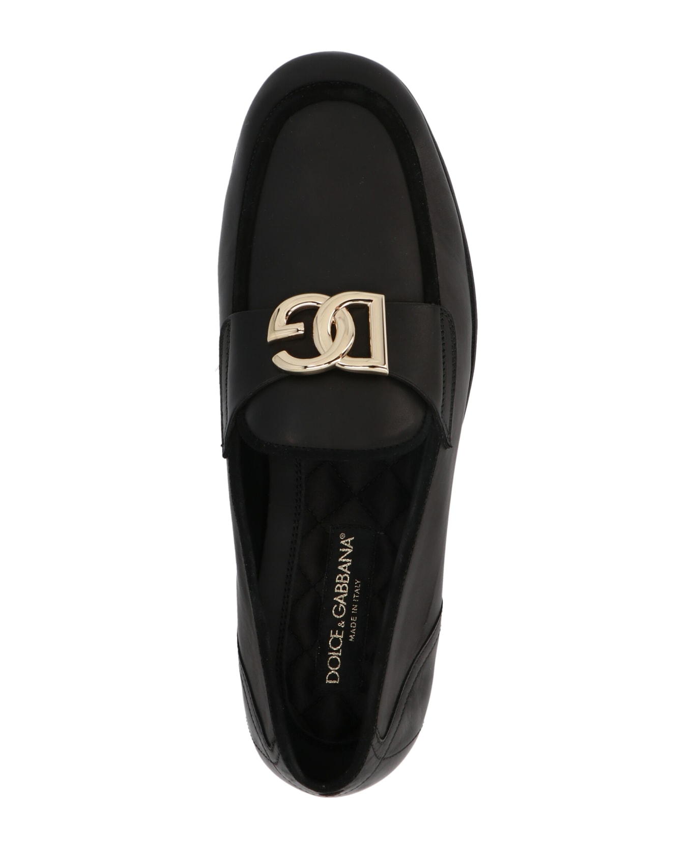 Dolce & Gabbana Logo Loafers - Black  