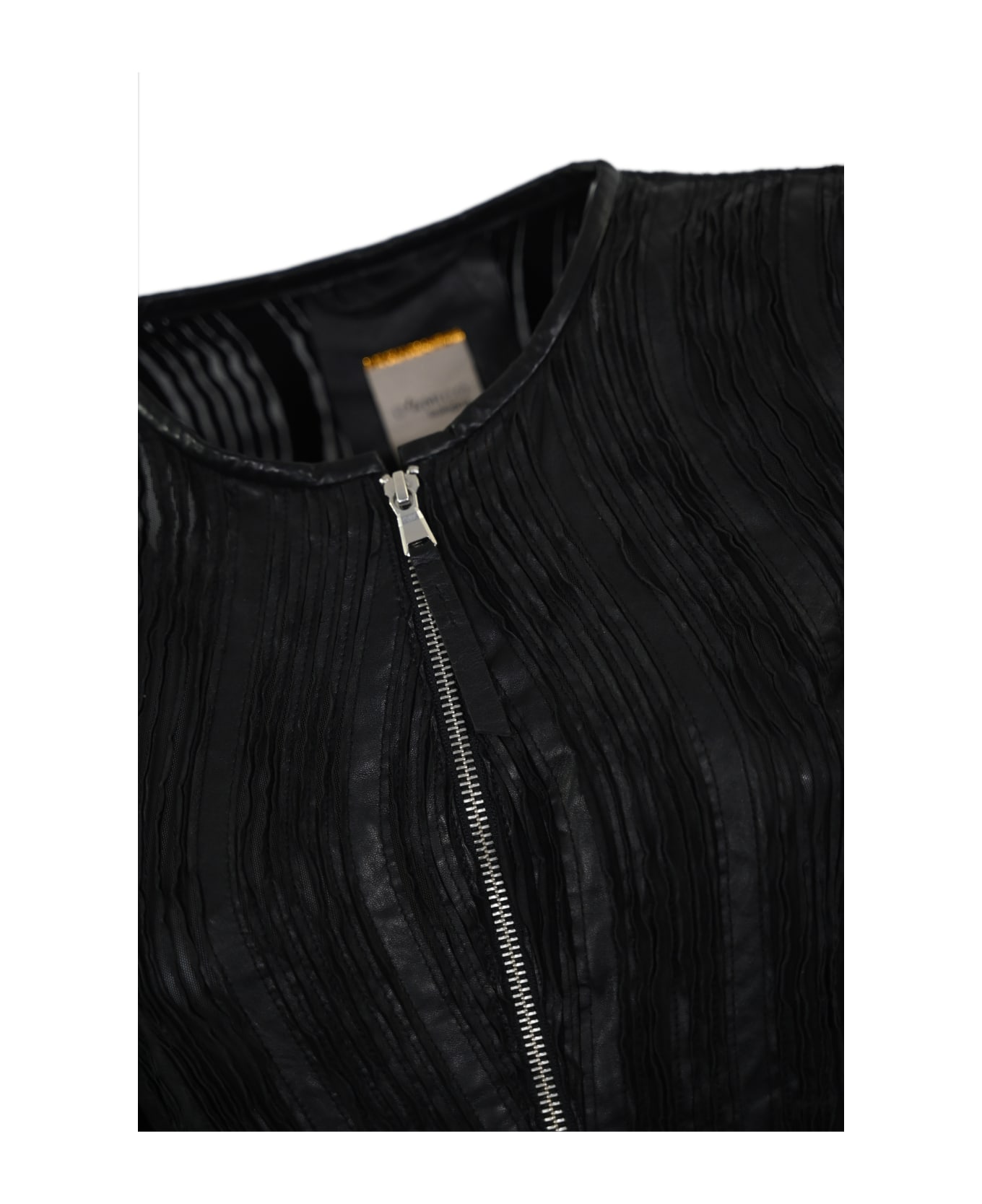 D'Amico Nina Leather Jacket - Nero レザージャケット