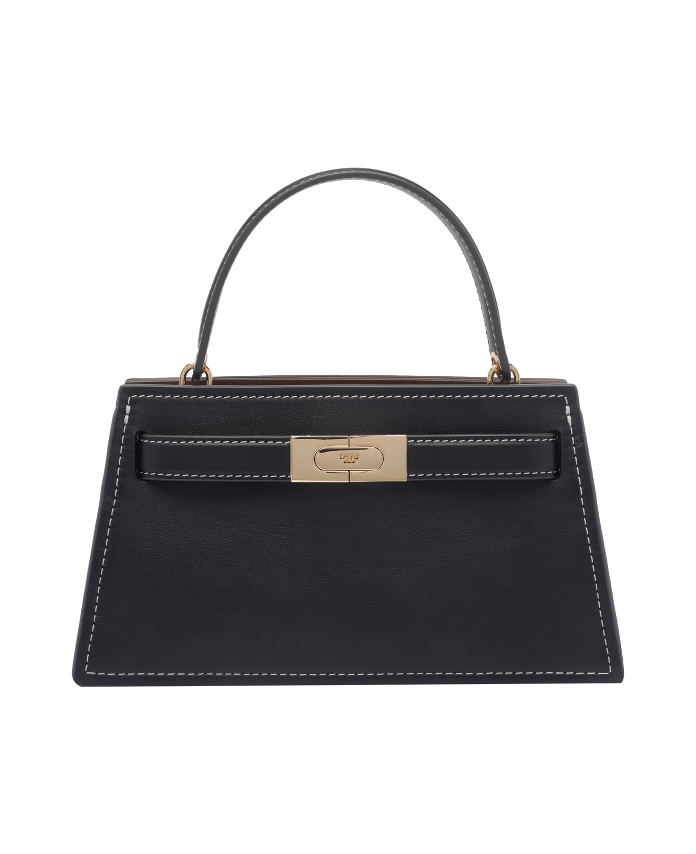Tory Burch Small Lee Radziwill Handbag - Black