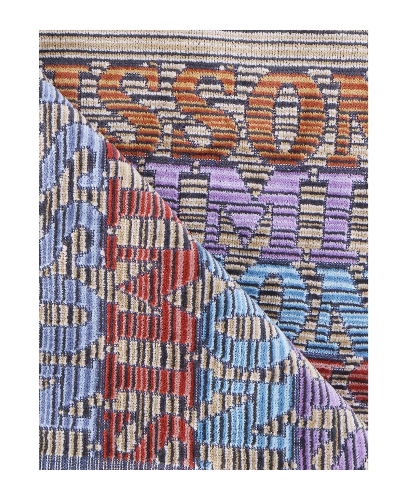 Missoni Blake Logo Lettering Big Towel - Multicolor
