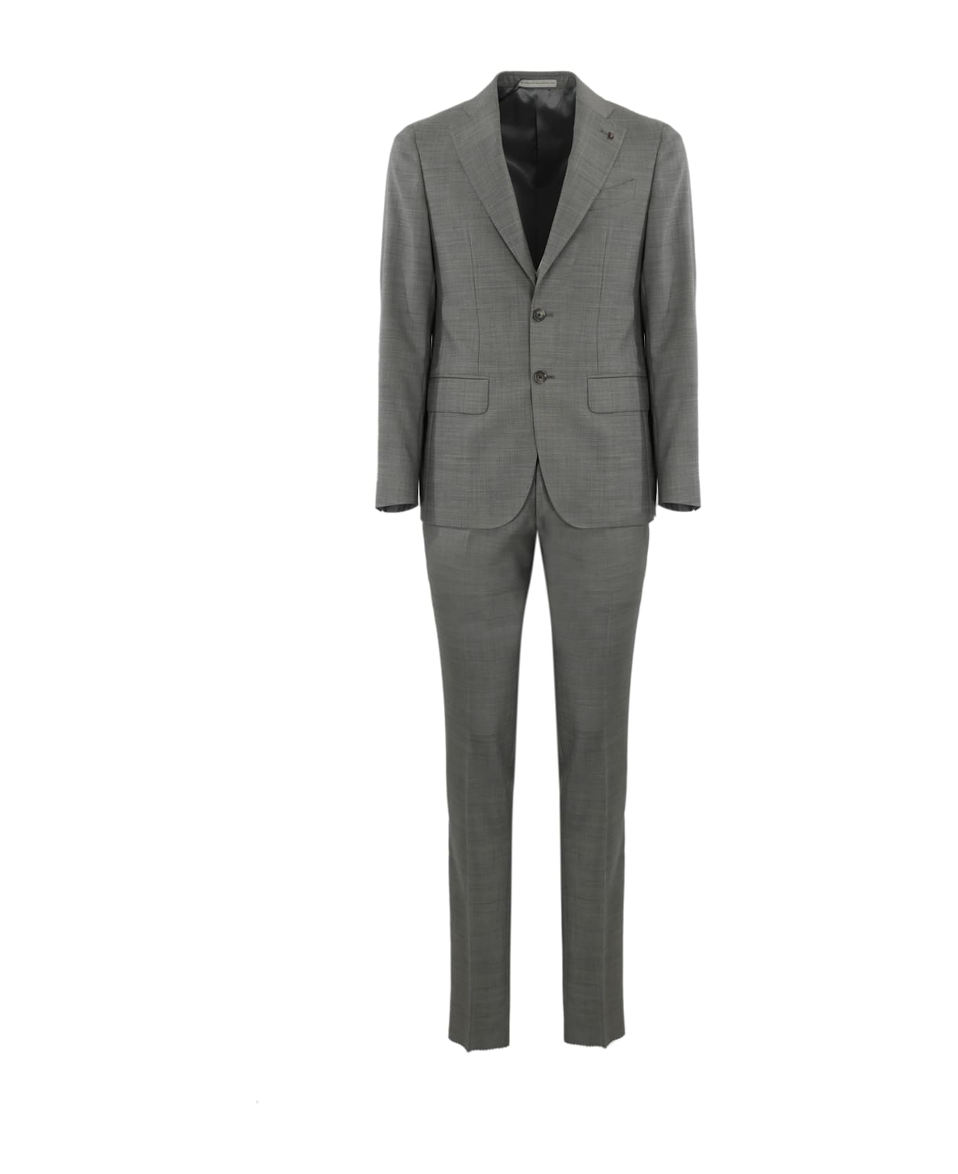 Corneliani Classic Suit In Gray Virgin Wool - Grigio