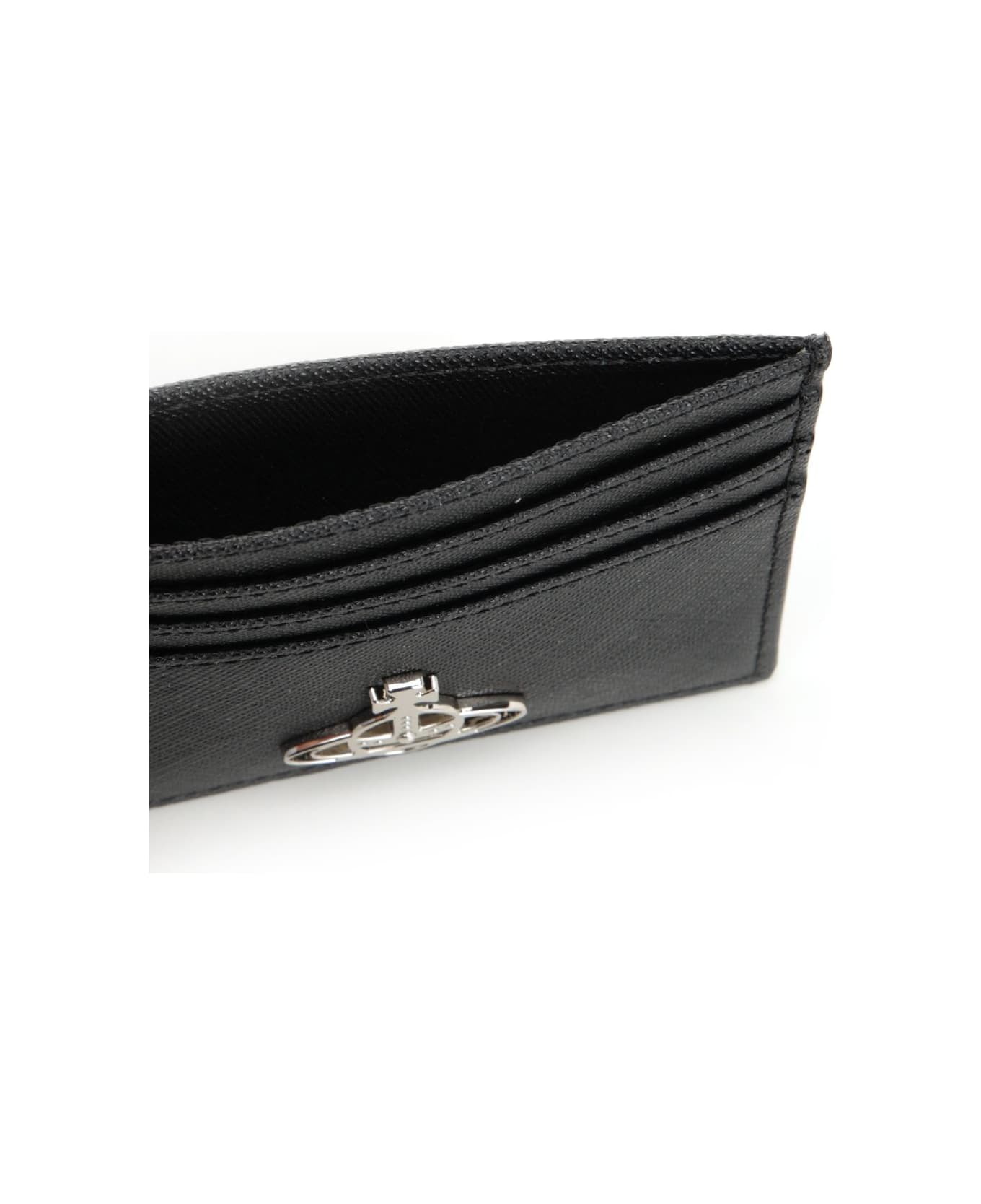 Vivienne Westwood 
flat
 Card Holder - BLACK