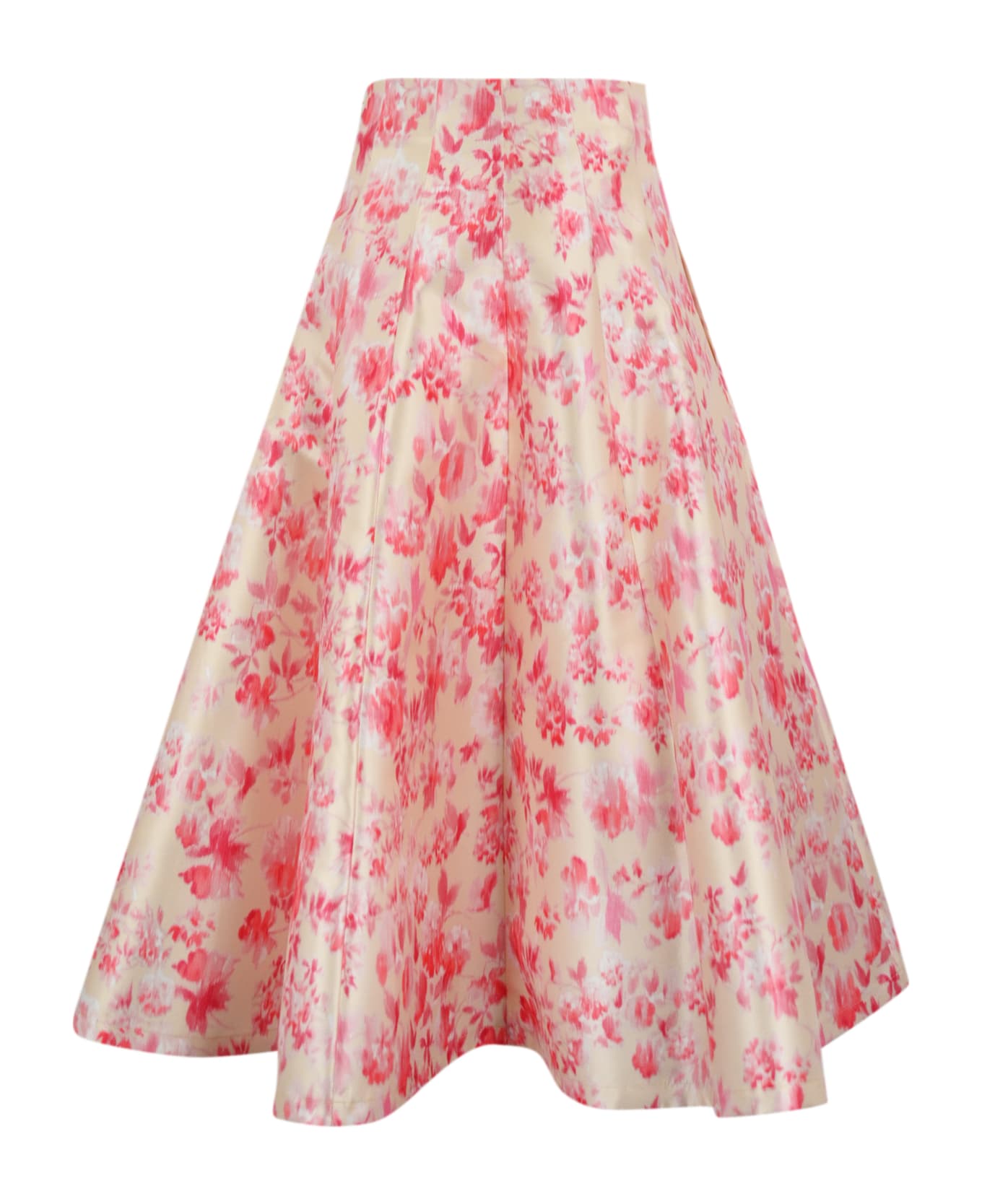 Philosophy di Lorenzo Serafini Radzmir Skirt With Floral Print - Bianco/rosso スカート