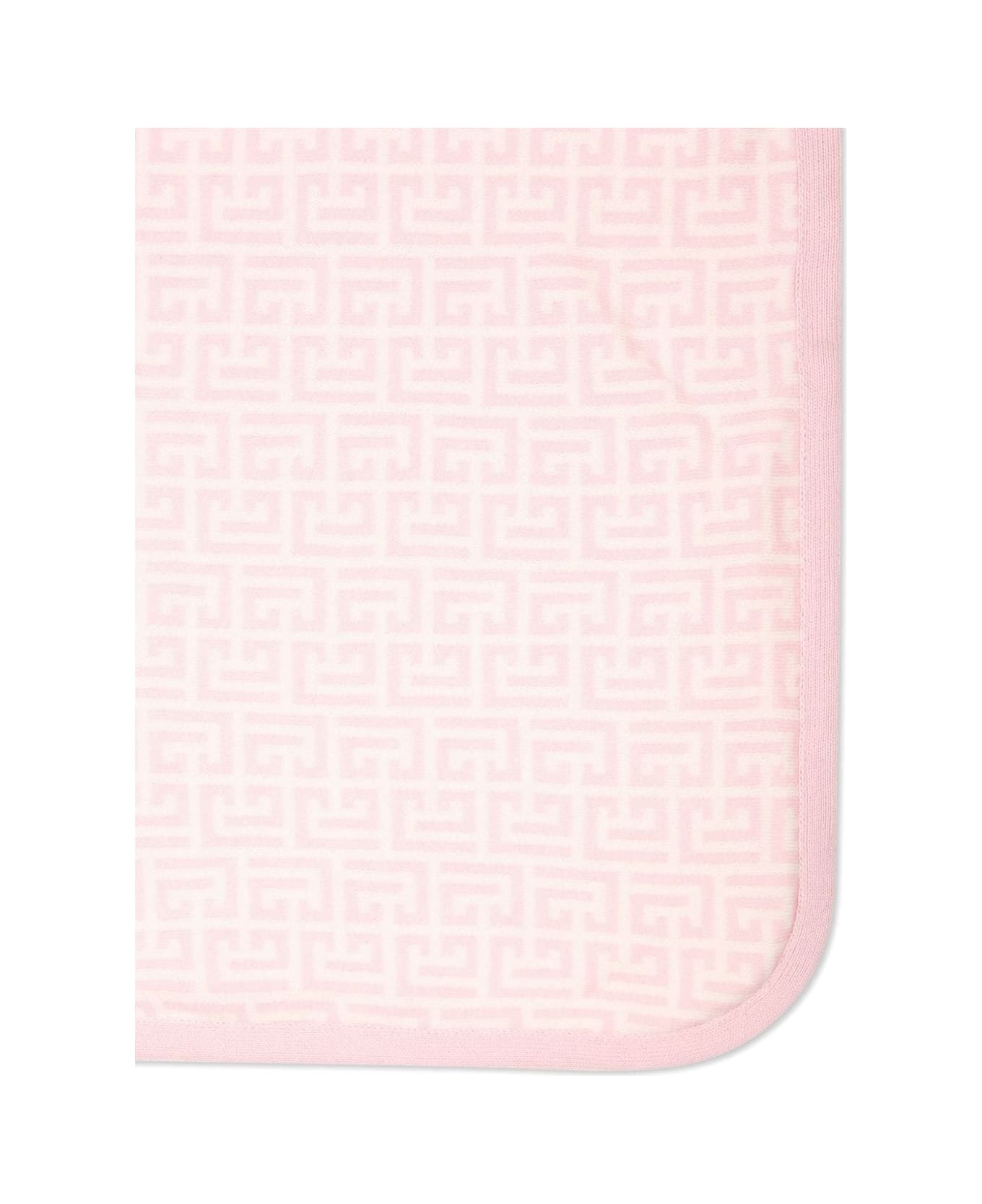 Balmain Coperta Con Ricamo - Pink