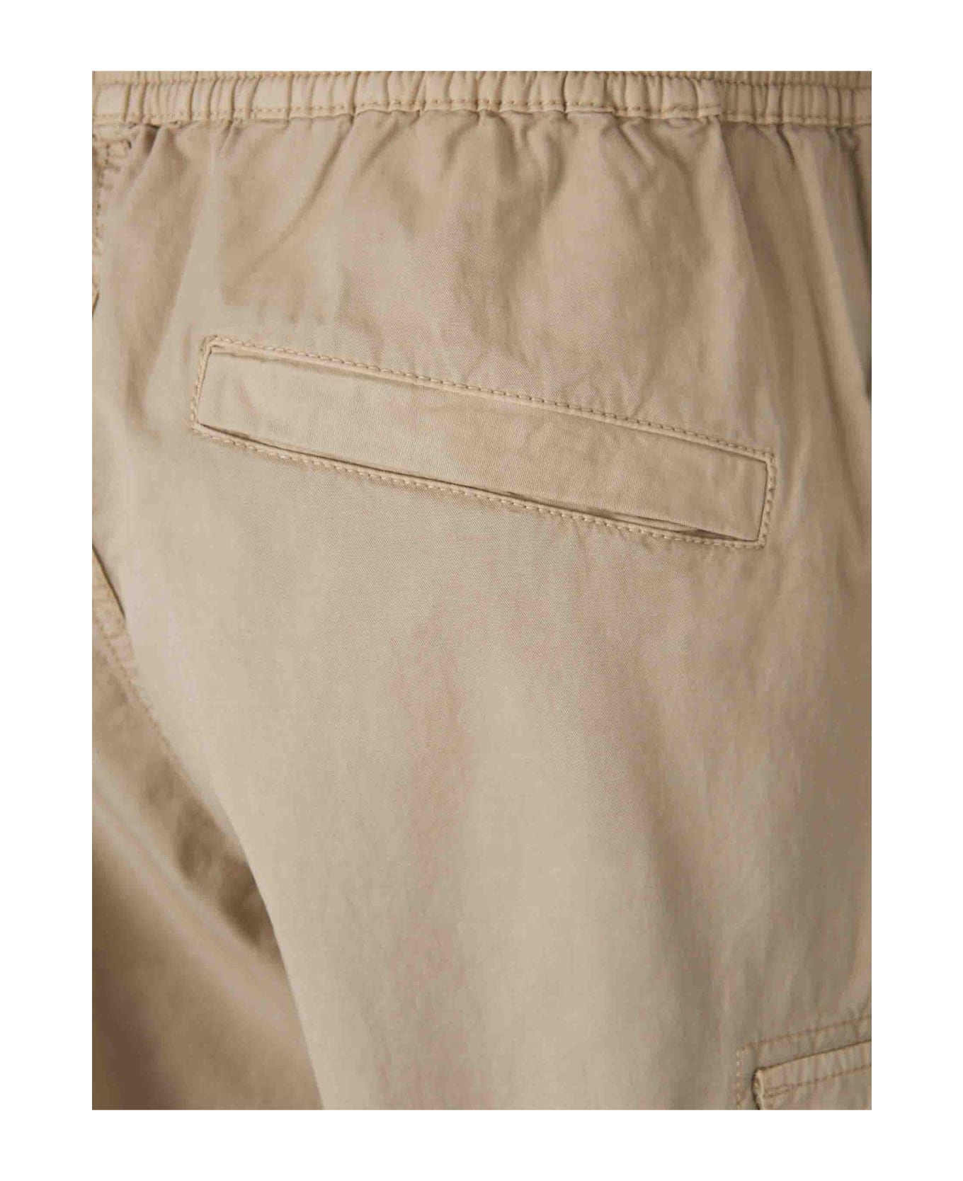 Stone Island Logo Patch Elasticated-waist Pants - NEUTRALS