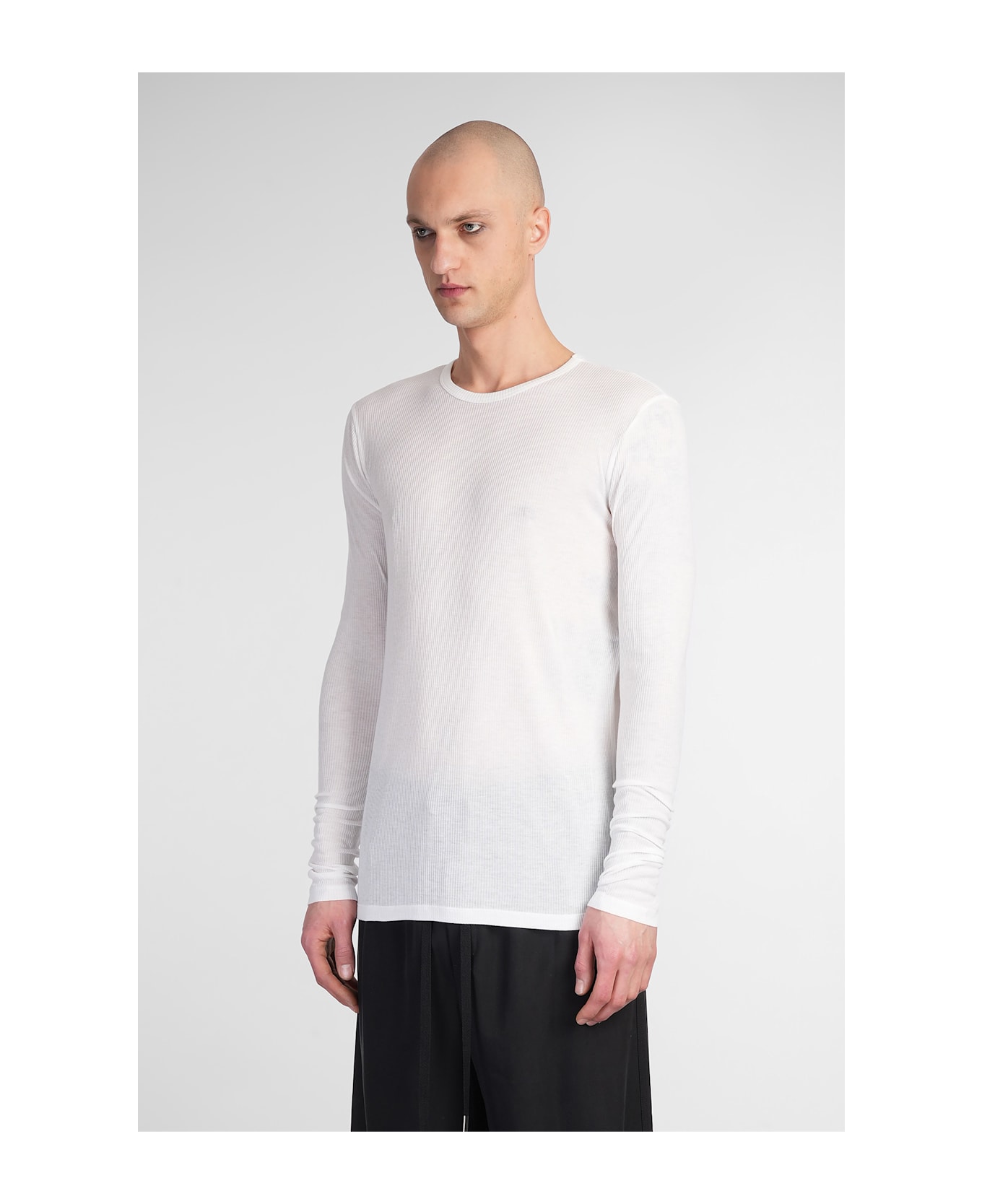 Ann Demeulemeester Greg T-shirt In White Viscose - white