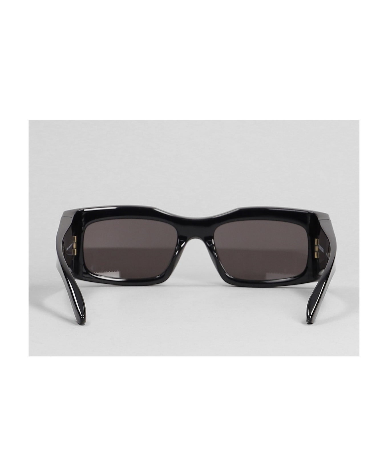 Balenciaga Hourglass Rect Sunglasses In Black Nylon - black