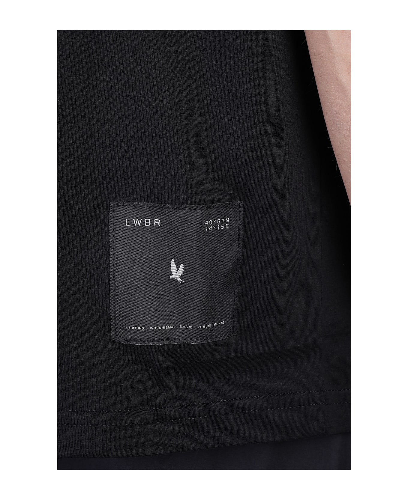 Low Brand B240 T-shirt In Black Cotton - black