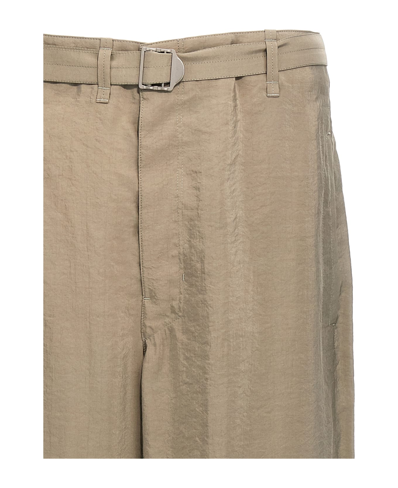 Lemaire 'seamless Belted' Trousers - Gray