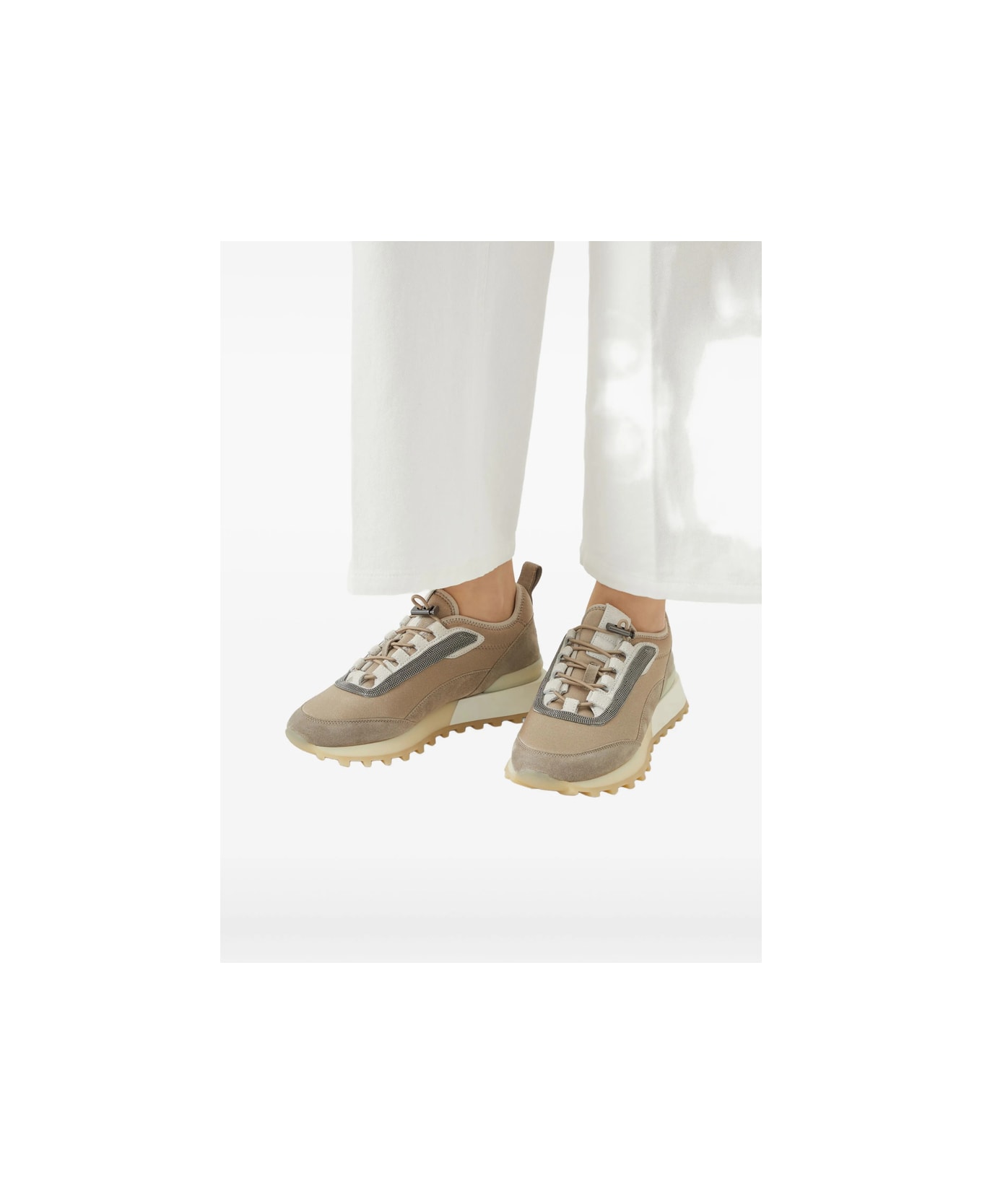 Brunello Cucinelli Sneakers - NEUTRALS/WHITE