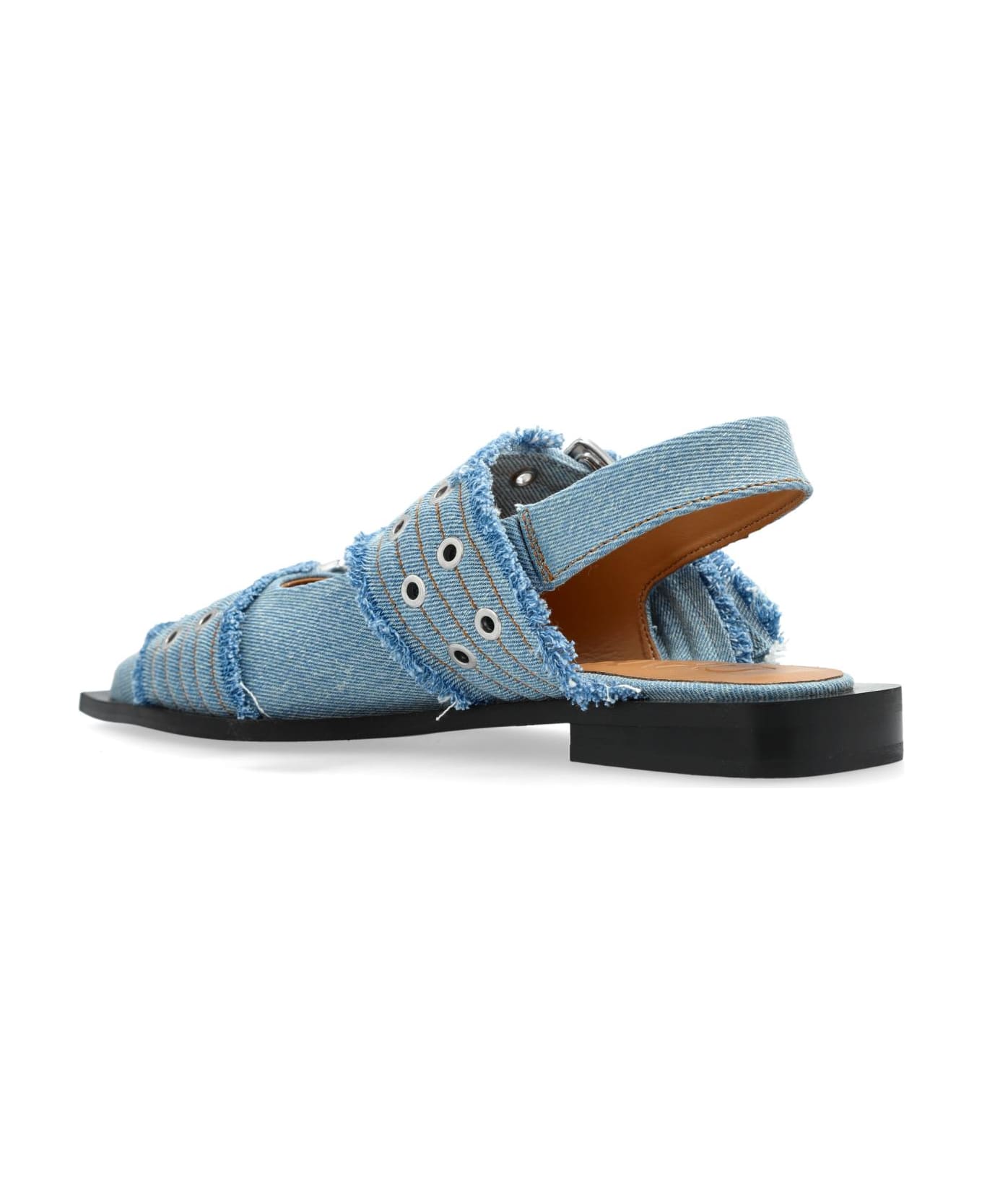 Ganni Shoes With Buckles - blue
