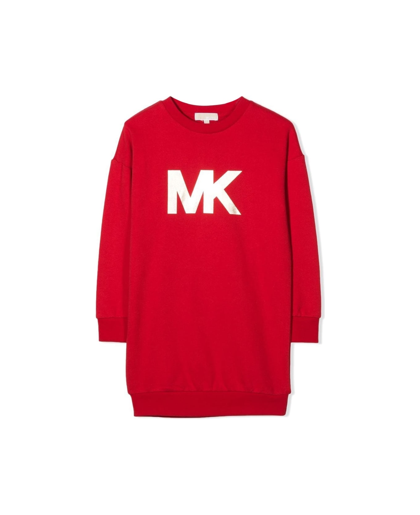 Michael Kors Mk Long Sleeve Dress - RED ワンピース＆ドレス