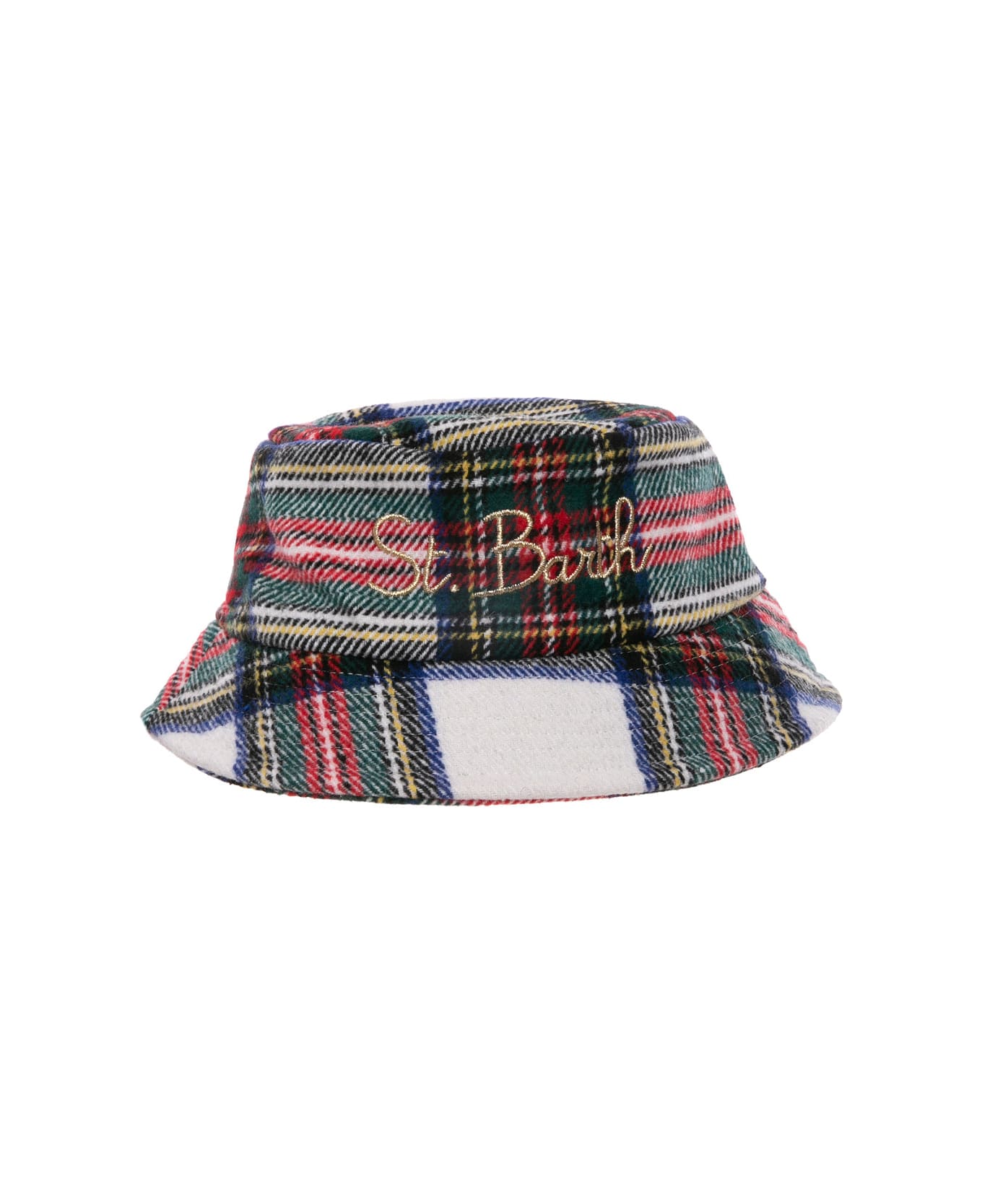 MC2 Saint Barth Tartan Bucket Hat - WHITE 帽子