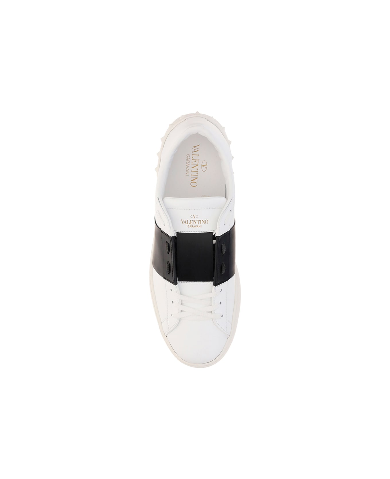Valentino Garavani Open Sneakers - Bianco/nero/bianco