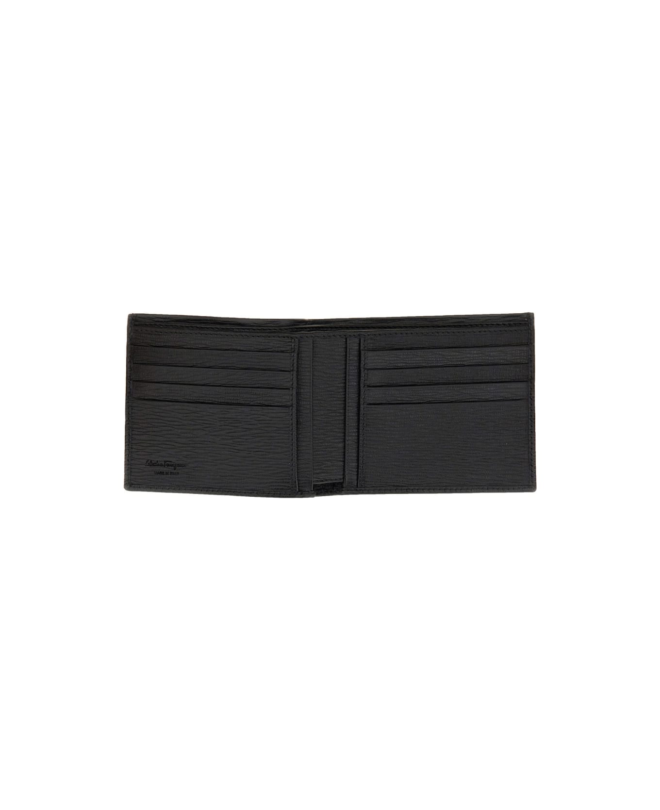 Ferragamo "hooks" Wallet - BLACK