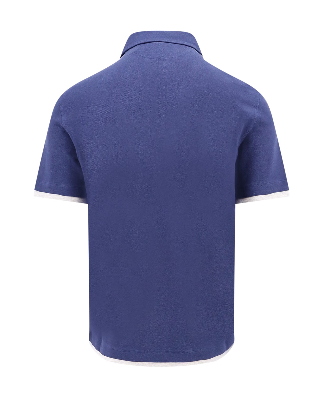 Brunello Cucinelli Polo Shirt - Blue ポロシャツ