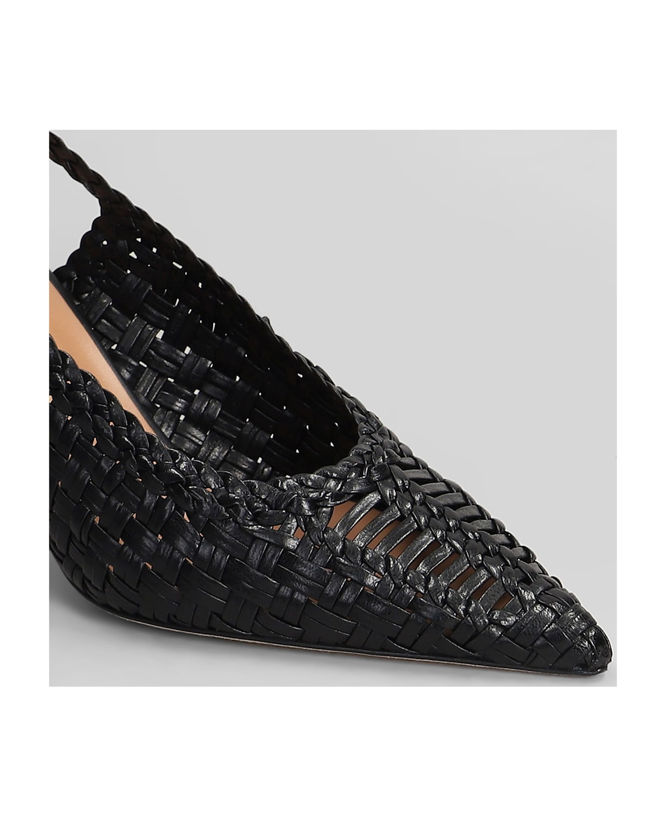 Lella Baldi Pumps In Black Leather - black