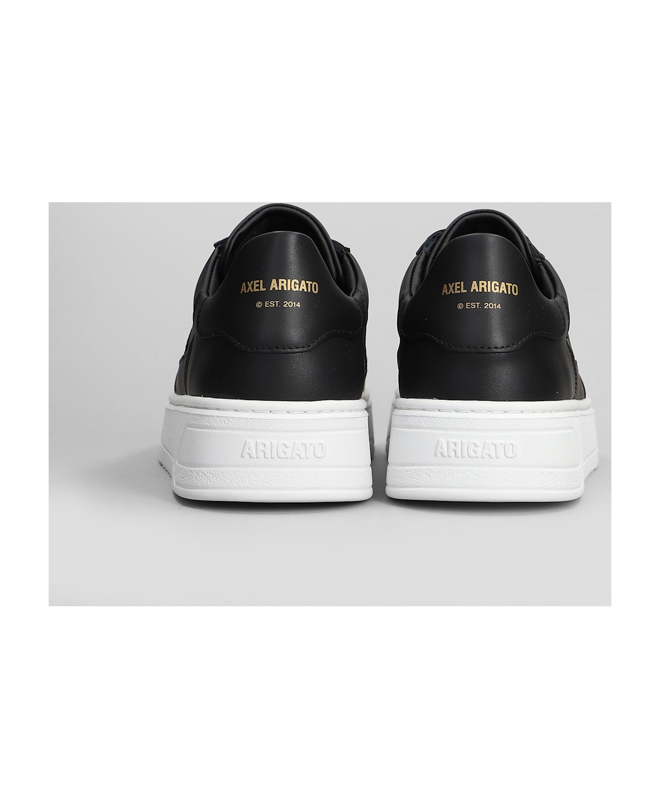 Axel Arigato Orbit Vintage Sneakers In Black Leather - BLACK