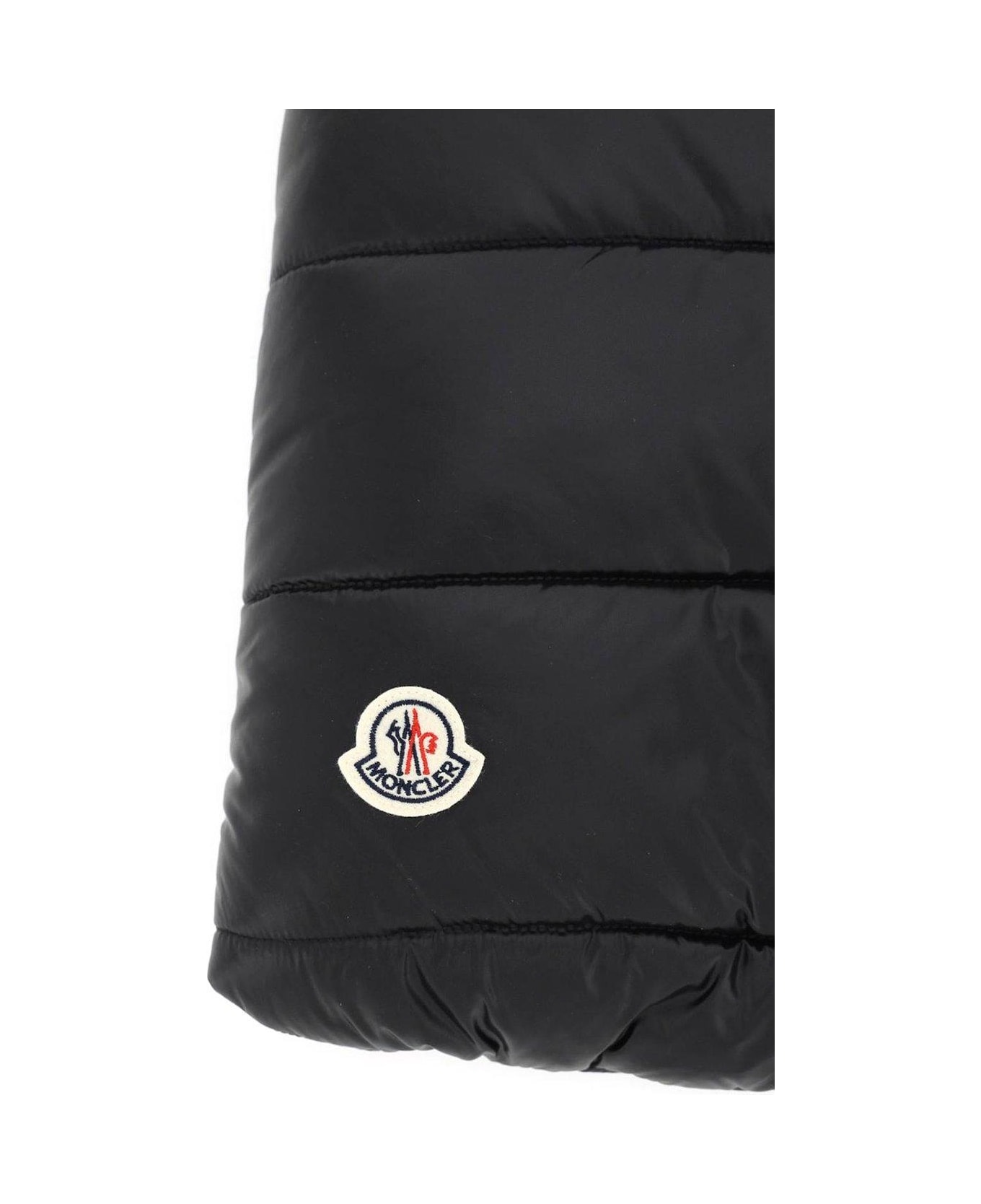 Moncler Logo Patch Buttoned Dog Vest - BLACK