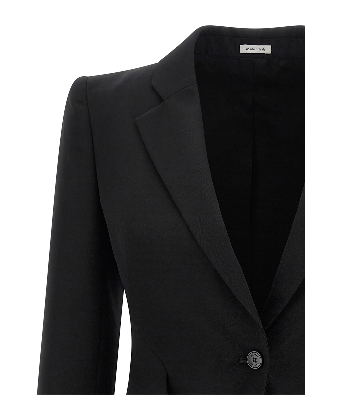 Alexander McQueen Hourglass Blazer - Black  