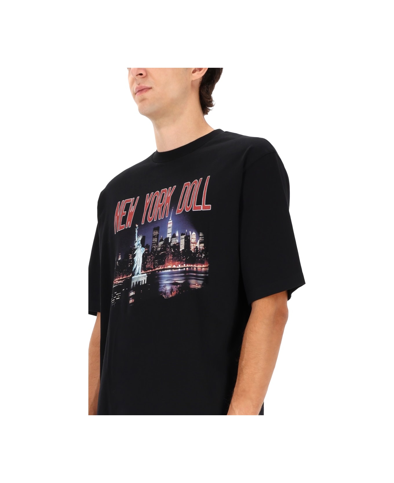 Dsquared2 X Vaquera Print T-shirt - BLACK