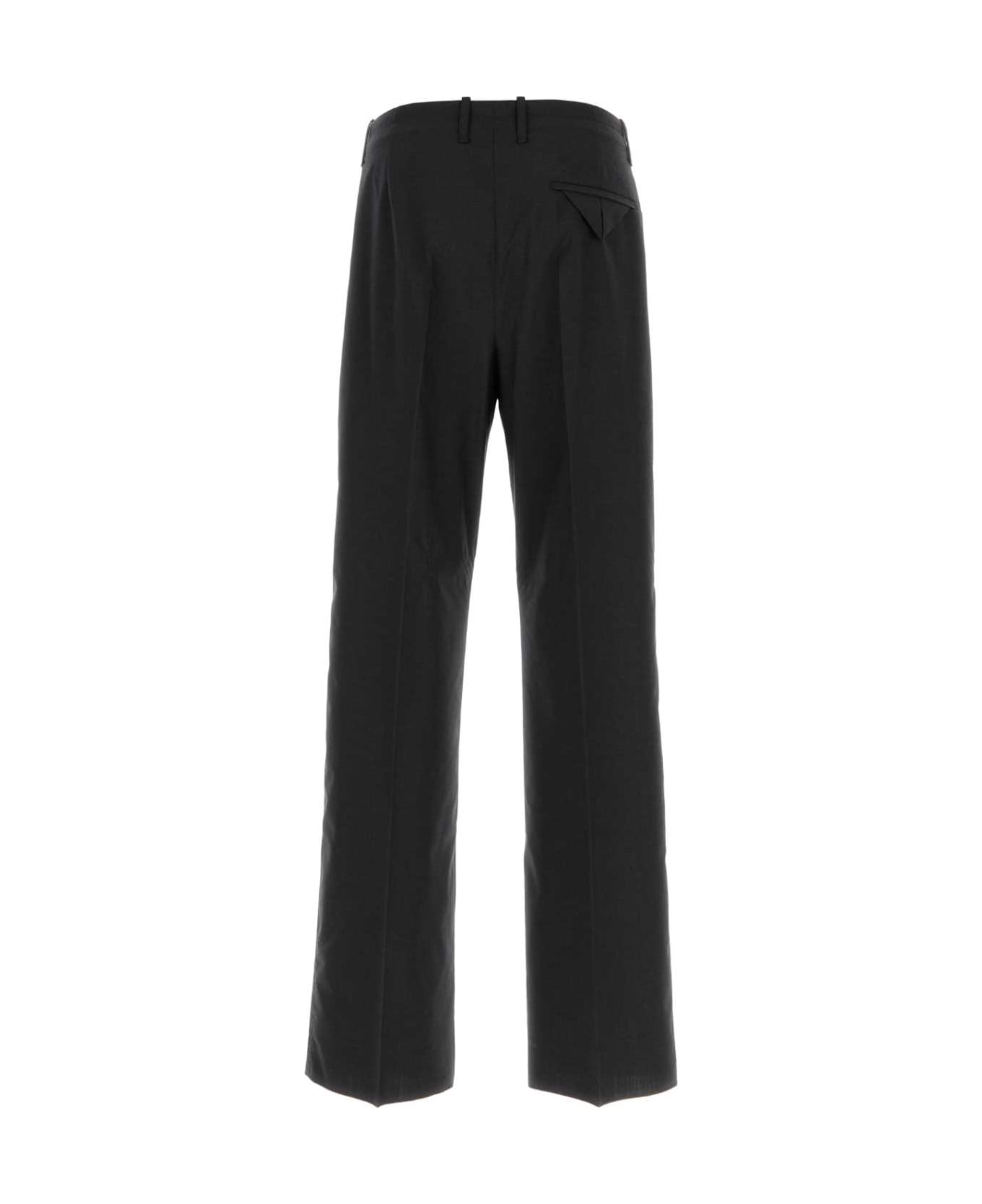 Bottega Veneta Slate Wool Pant - CHARCOALMELANGE