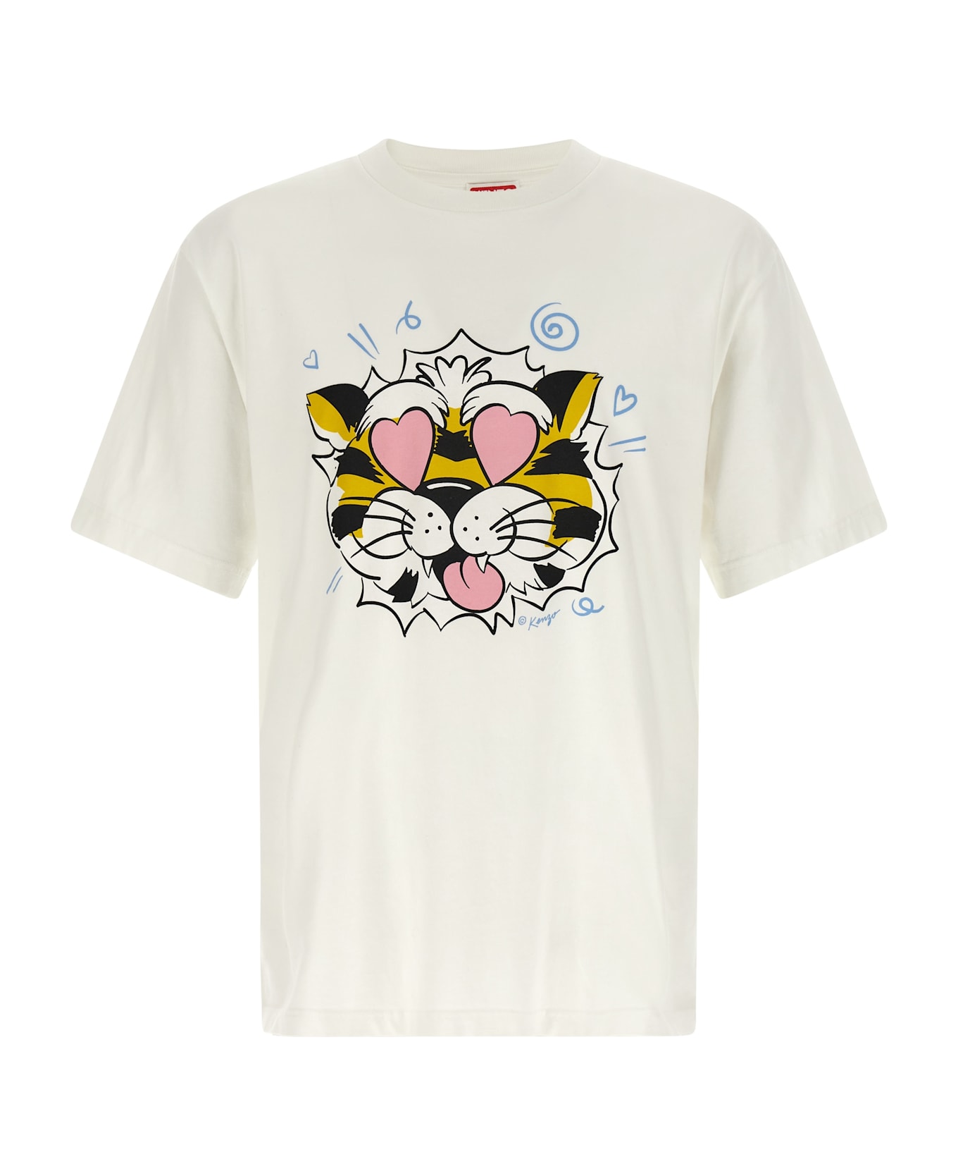 Kenzo 'wild Tiger' T-shirt - White