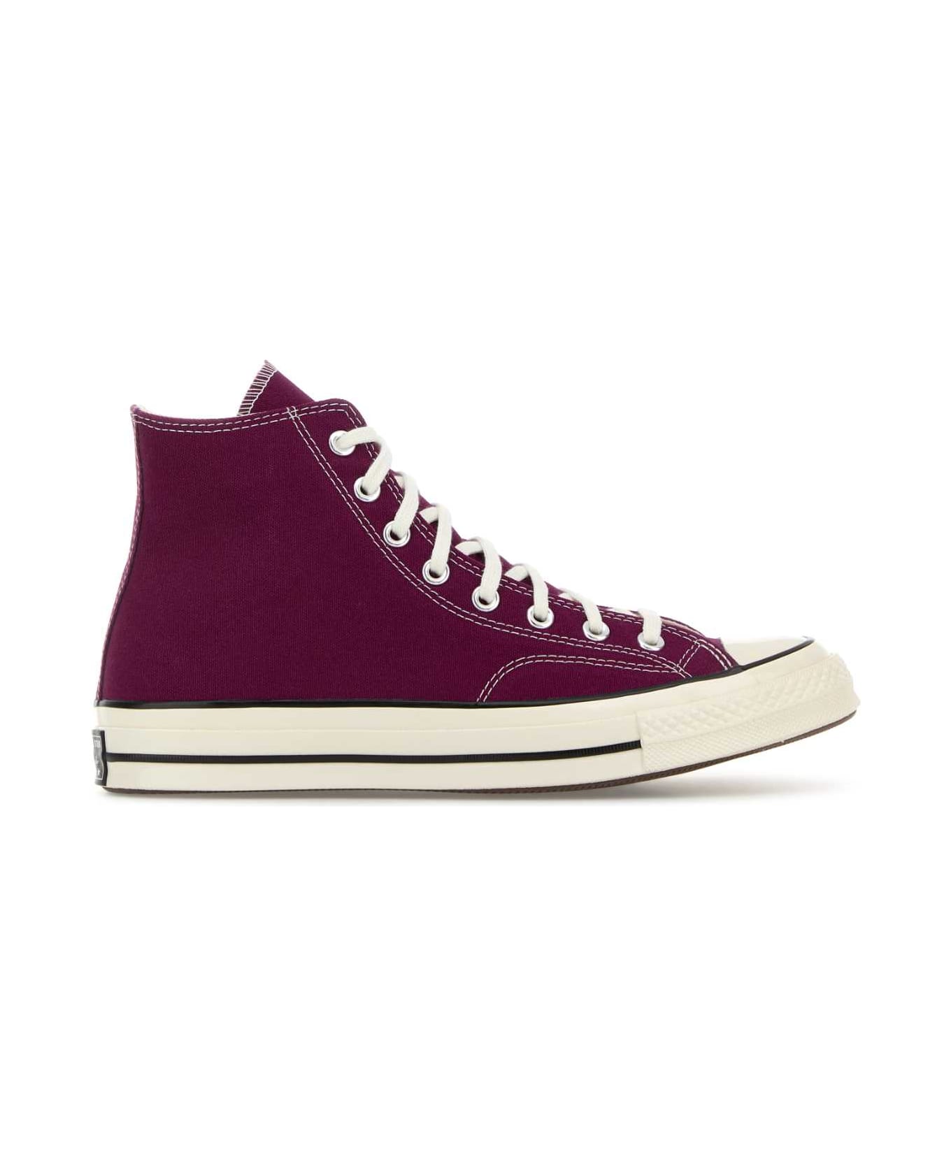 Converse Purple Canvas Chuck 70 Sneakers - BORDEAUX